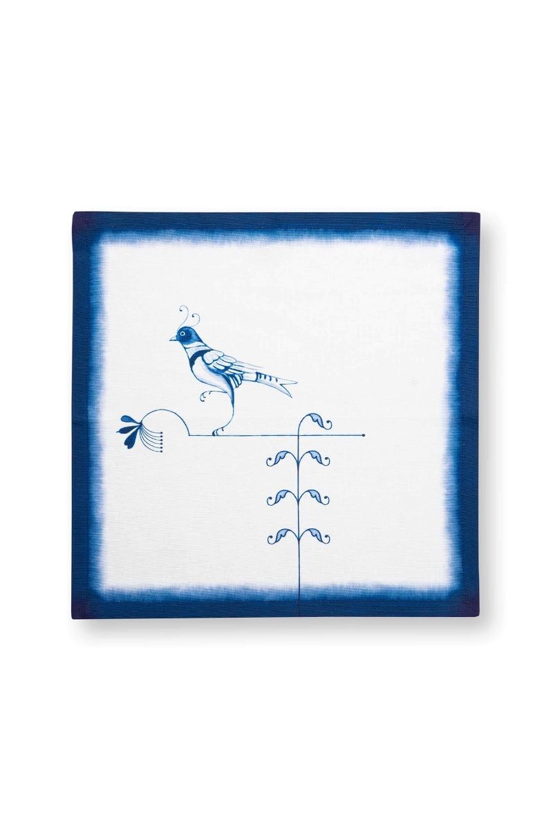 Set/2 Napkins Pip & The Blue Bird Blue