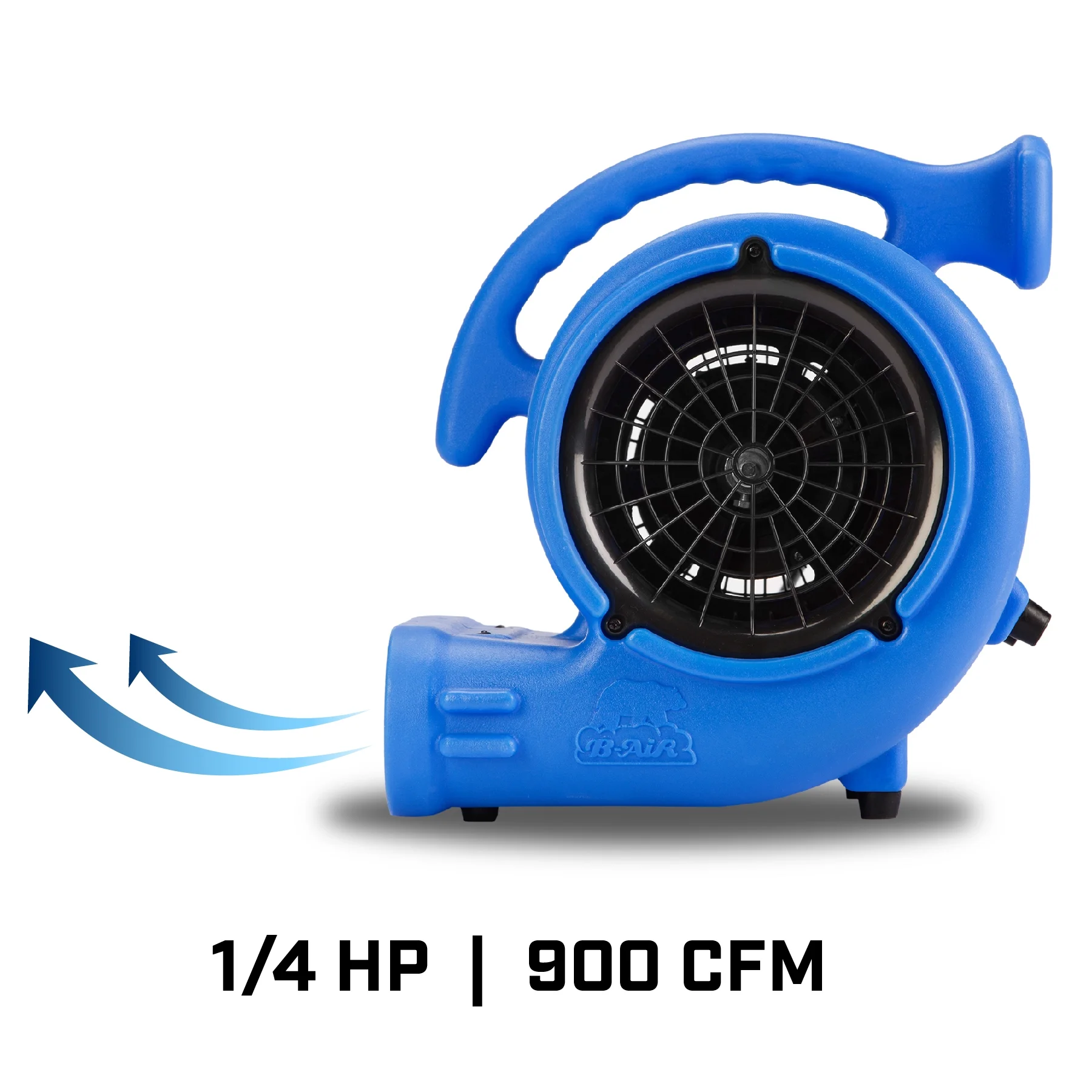 B-Air VP-25 1/4 HP Air Mover for Water Damage Restoration Carpet Dryer Floor Blower Fan Home and Plumbing Use, Blue - Image 18