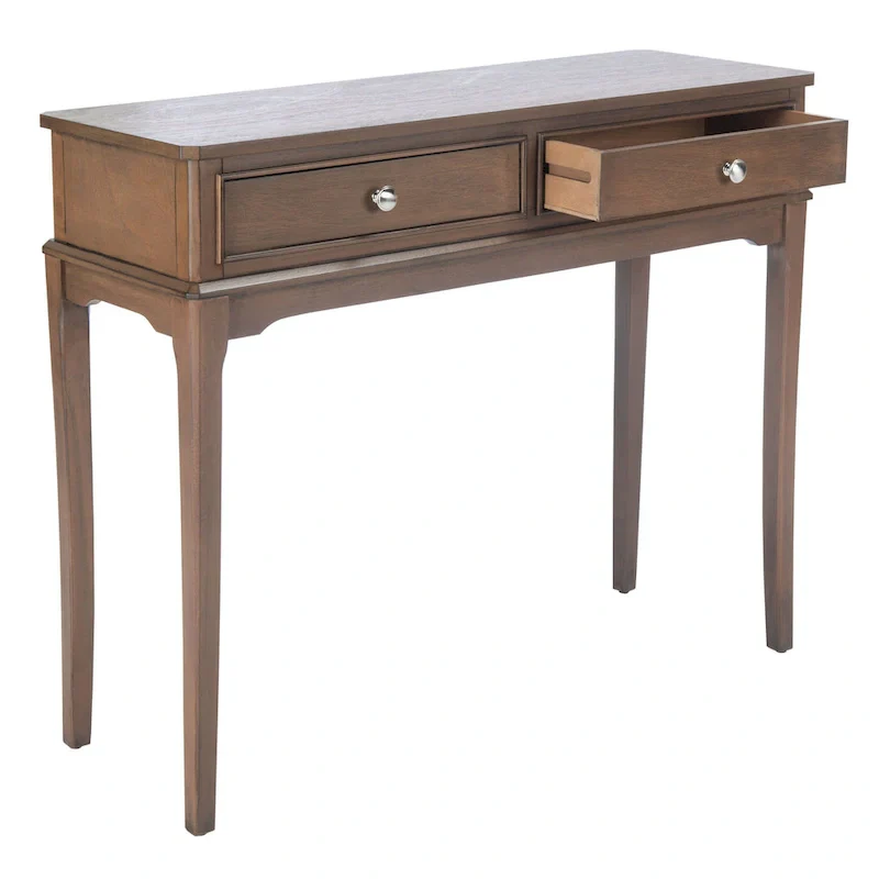2-Drawer Console Table with Elegant French Country Design
