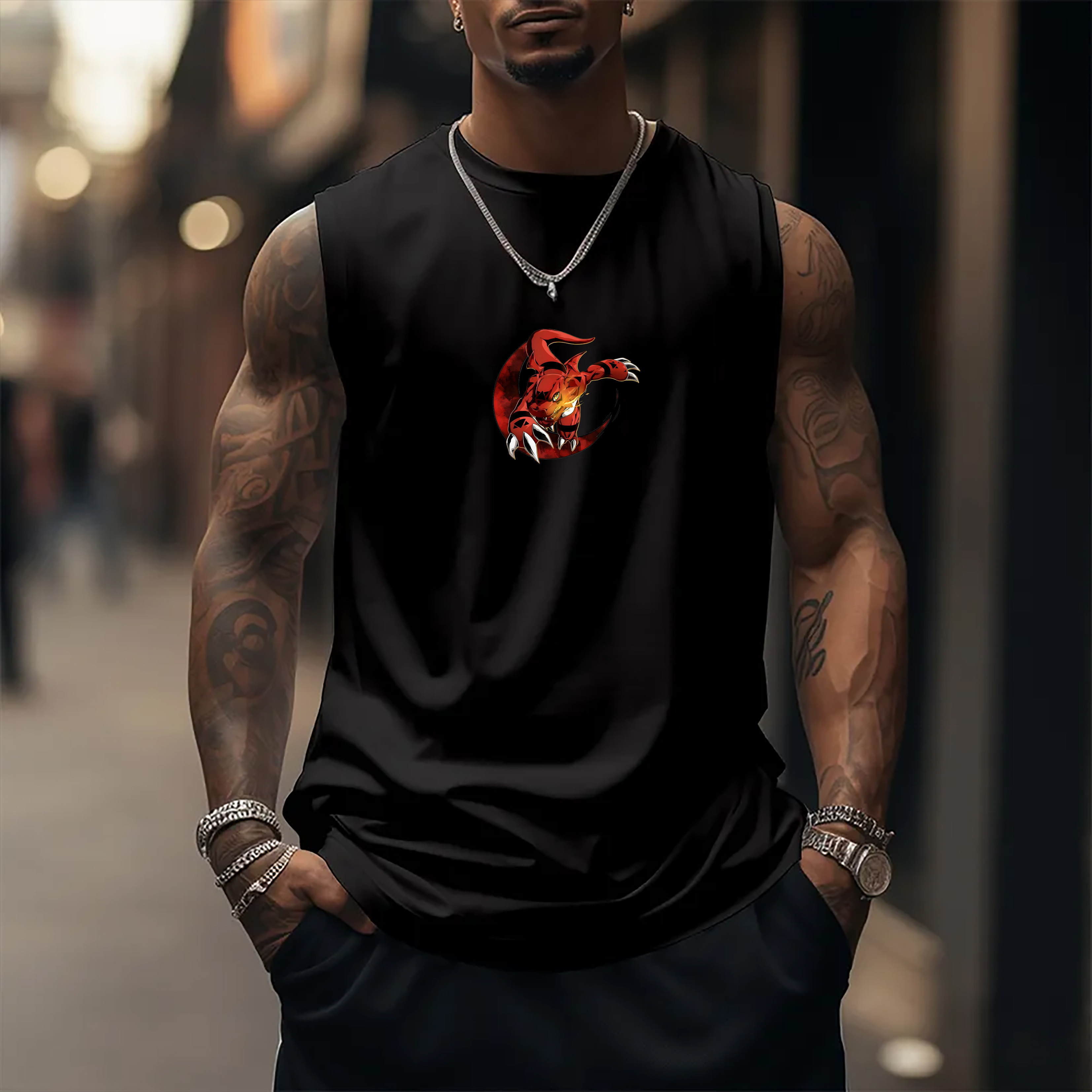 Unisex  “Comicssoul” Casual Anime  Tank Top