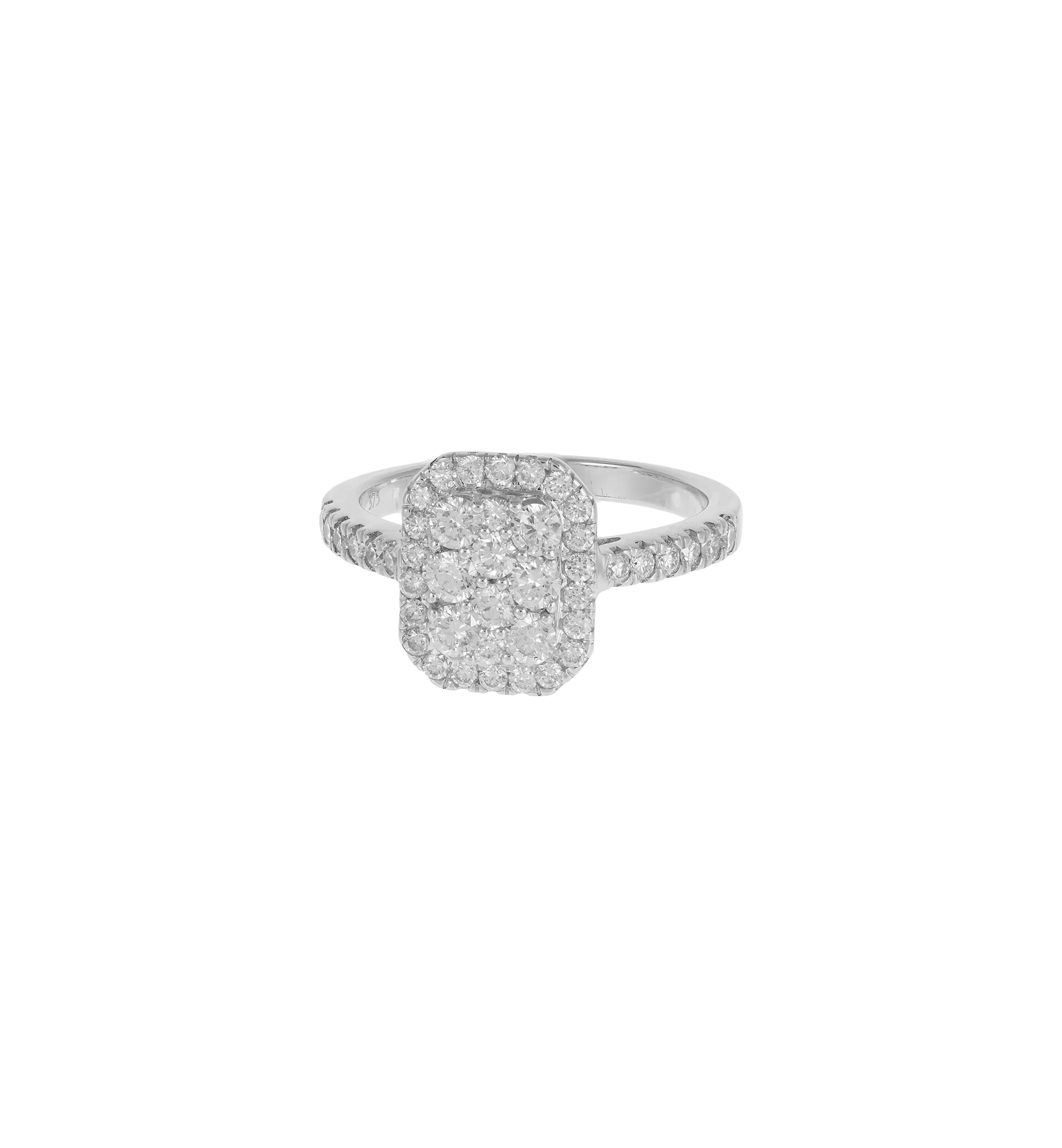 Vintage Diamond Holiday Miracle Ring 9K