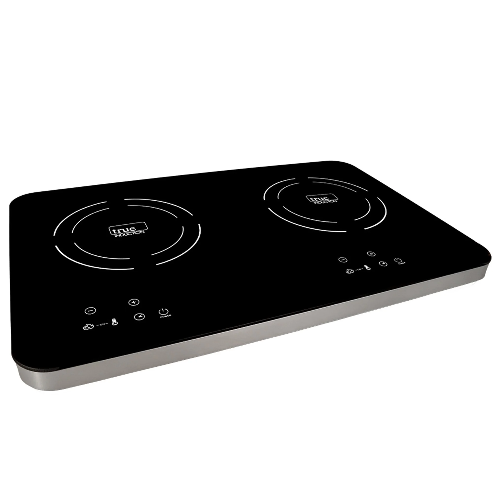 True Induction TI-2C Protable UL1026 Certified, 23-inch Dual Induction Cooktop 1750W Glass-Ceramic Top with FREE Carrying Bag & 2 Silicone Mats - Image 3