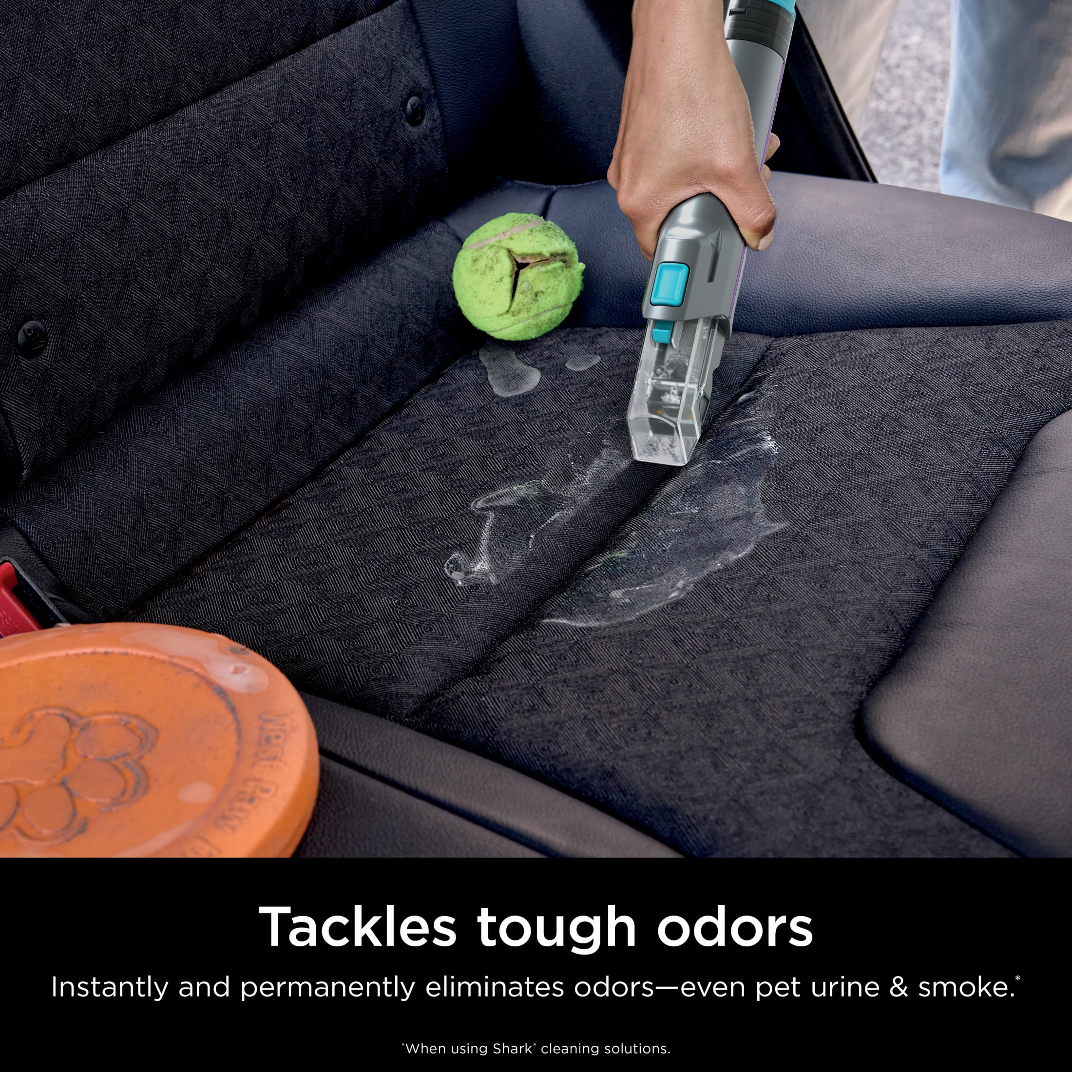 Shark StainStriker HairPro Carpet and Upholstery Cleaner, Portable with 3 Tools, 6oz Deep Clean Pro Formula and 12oz OXY Multiplier Formula, PX250 Dark Silver/Fuchsia - Image 5