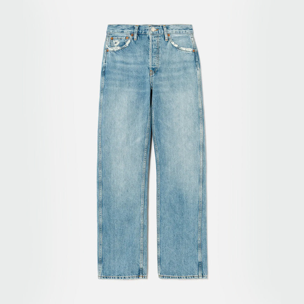 RE/DONE - Jeans High Rise Loose - Bleu Worn