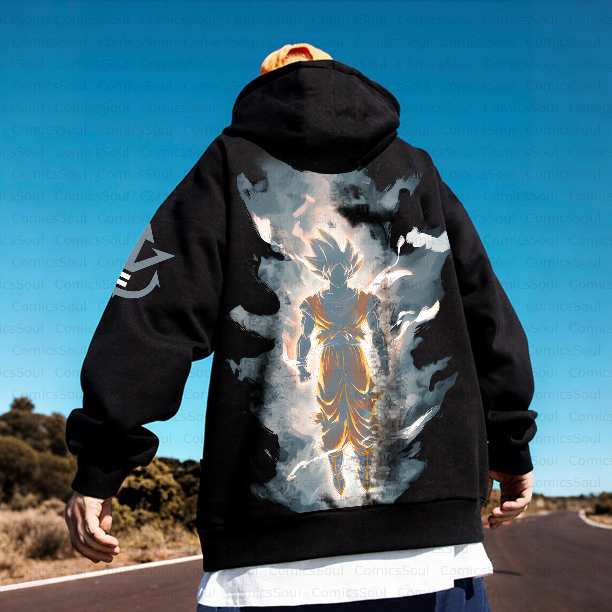 Unisex Anime Inspired Vintage Plush Hoodie