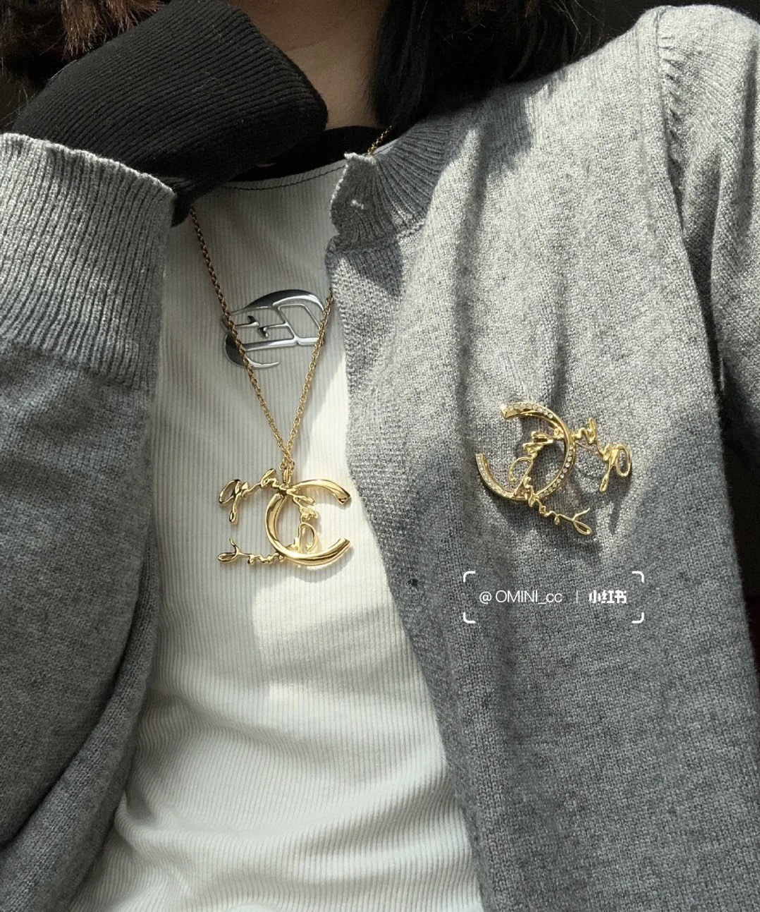 Chanel Monogram Half CC Brooch - Original Replica Club