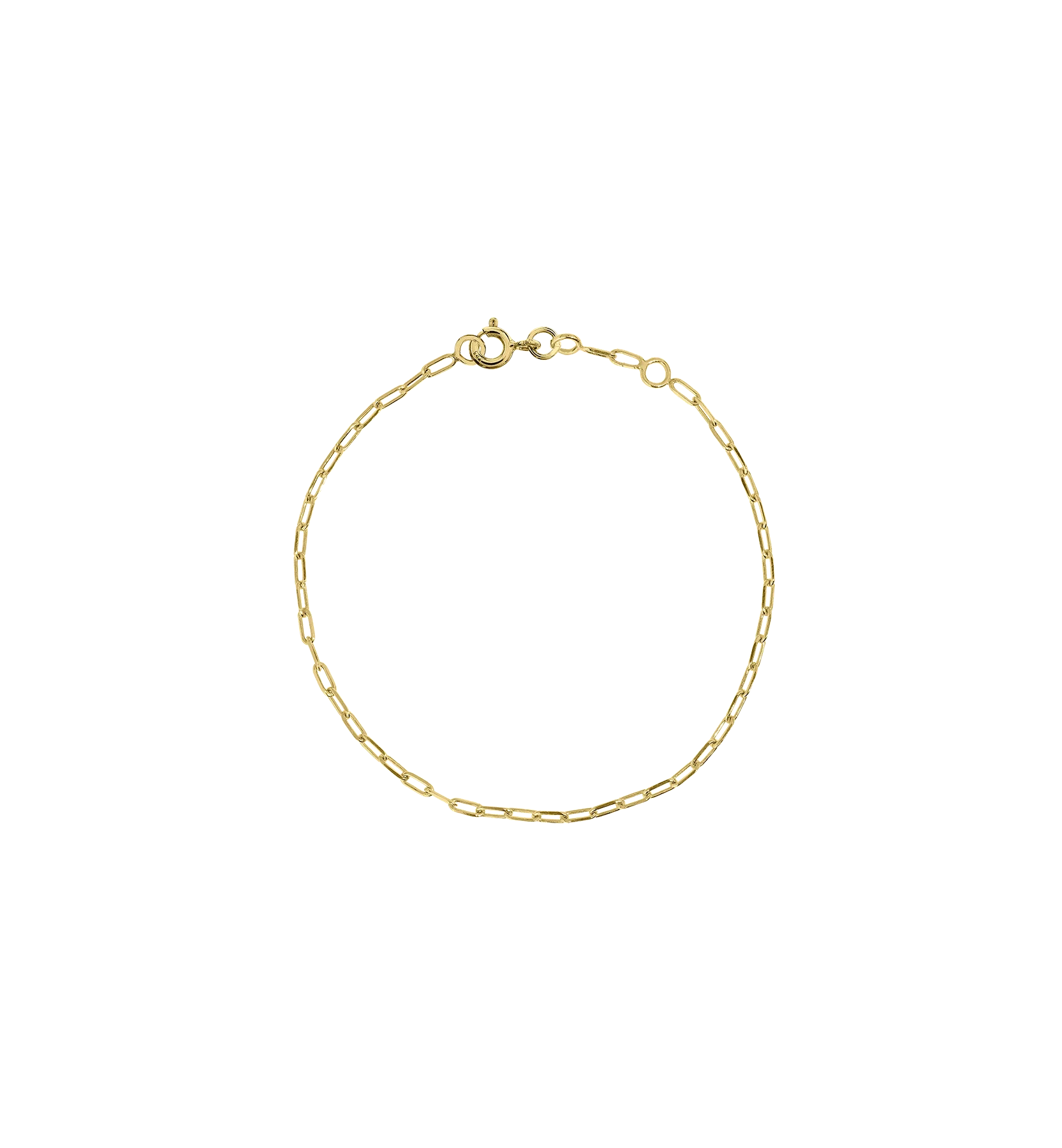 Link Plain Bracelet 9K