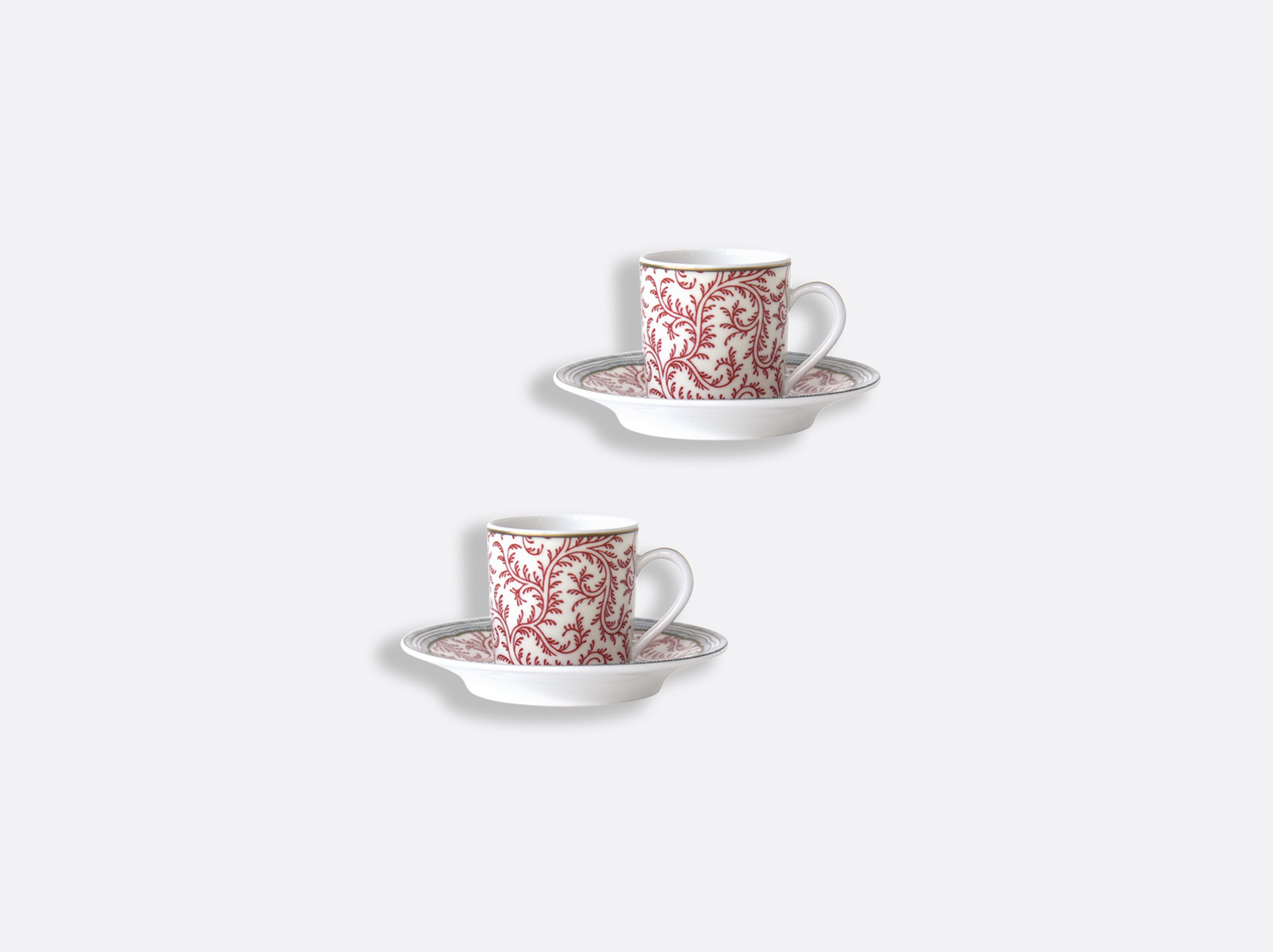 Coffret de tasses et soucoupes expresso 5 cl