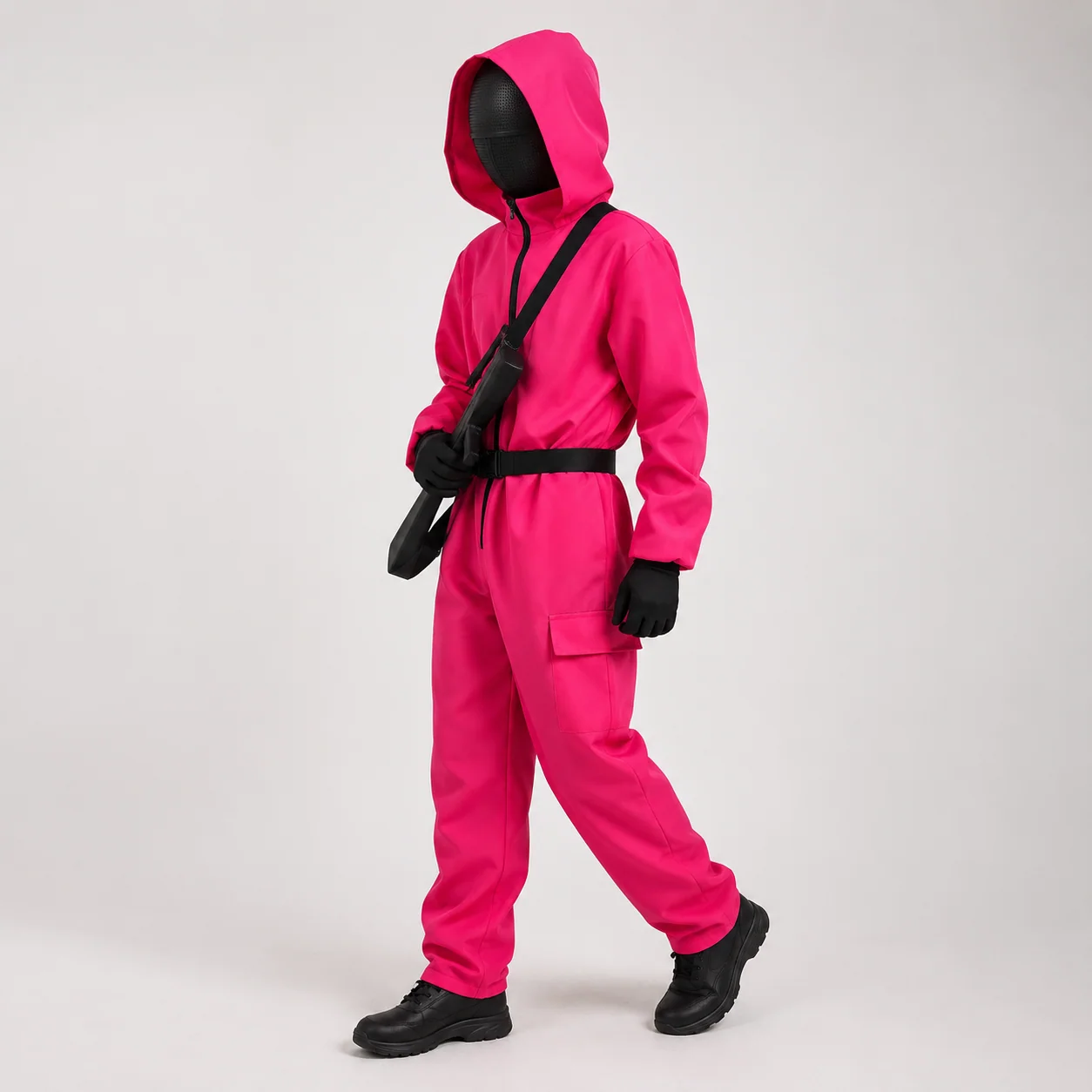 Halloween Costumes Hooded Jumpsuit Mask Outfit Set - Image 7 Halloween Costumes Hooded Jumpsuit Mask Outfit Set - Image 7
