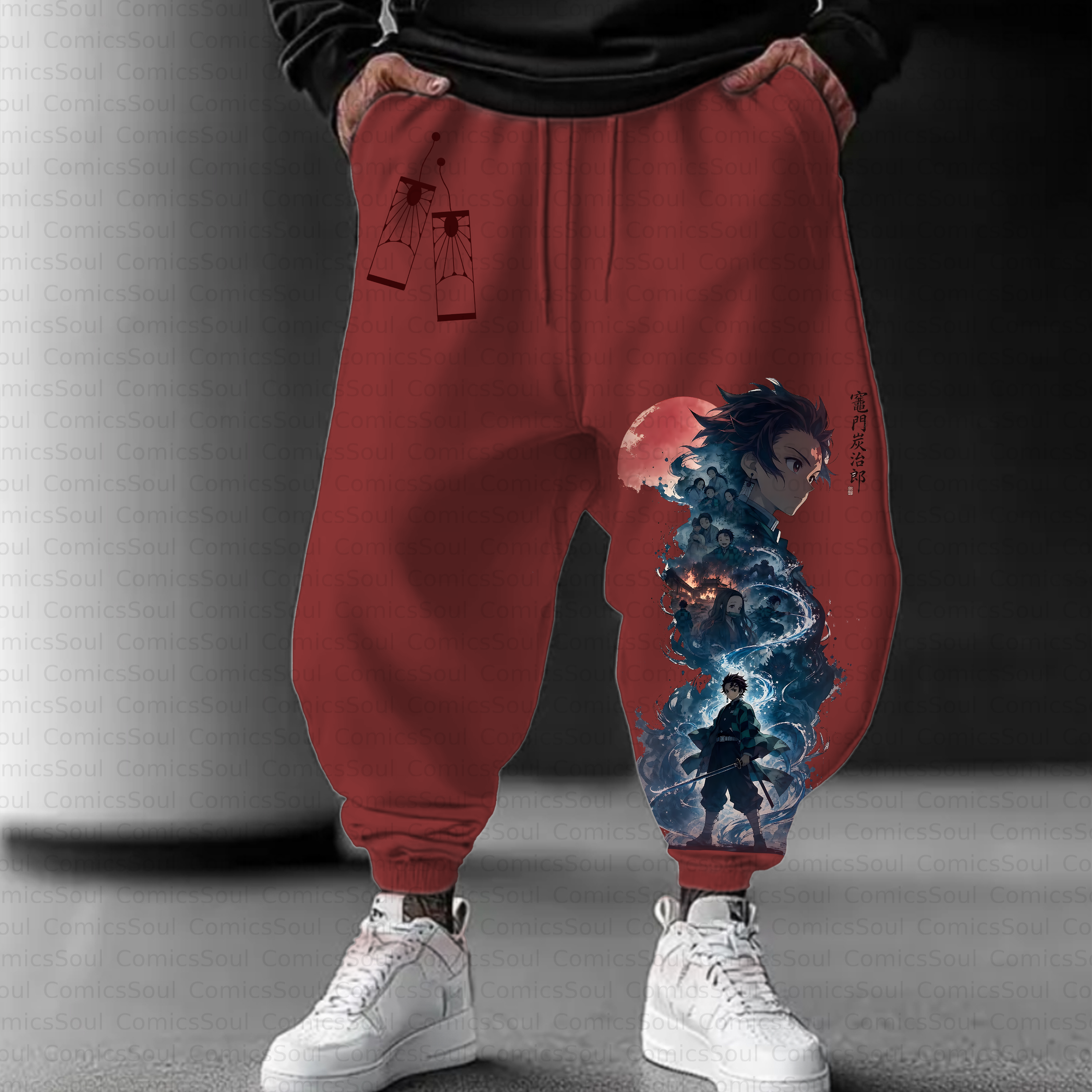 Unisex Casual Anime Streetwear Pant