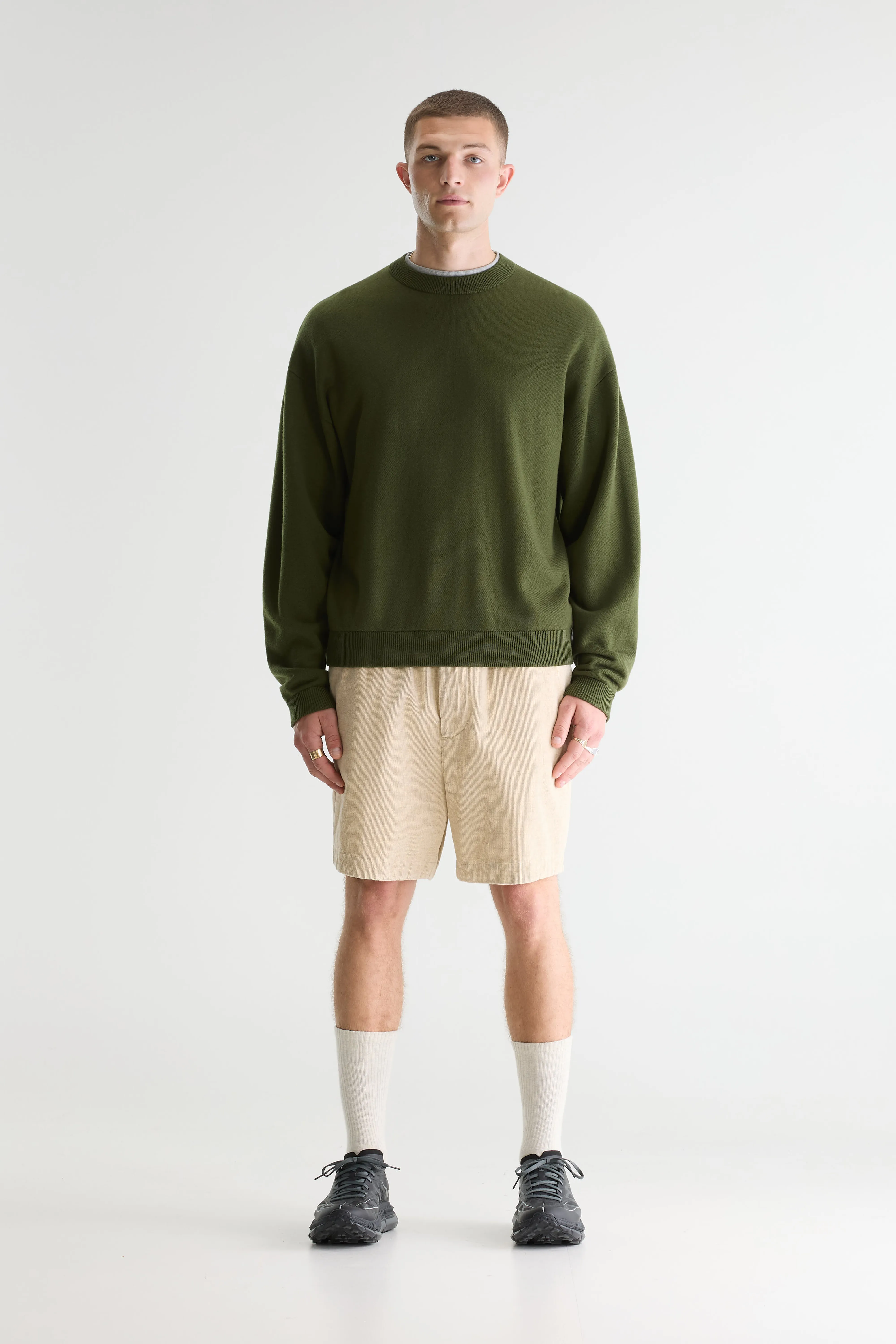 Bellerose Siamo crewneck sweater (261 / M / MILITARY)