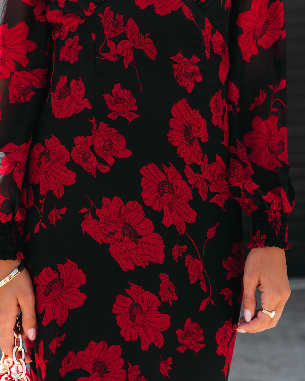 Serendipity Floral Chiffon Maxi Dress - Se7enfashion