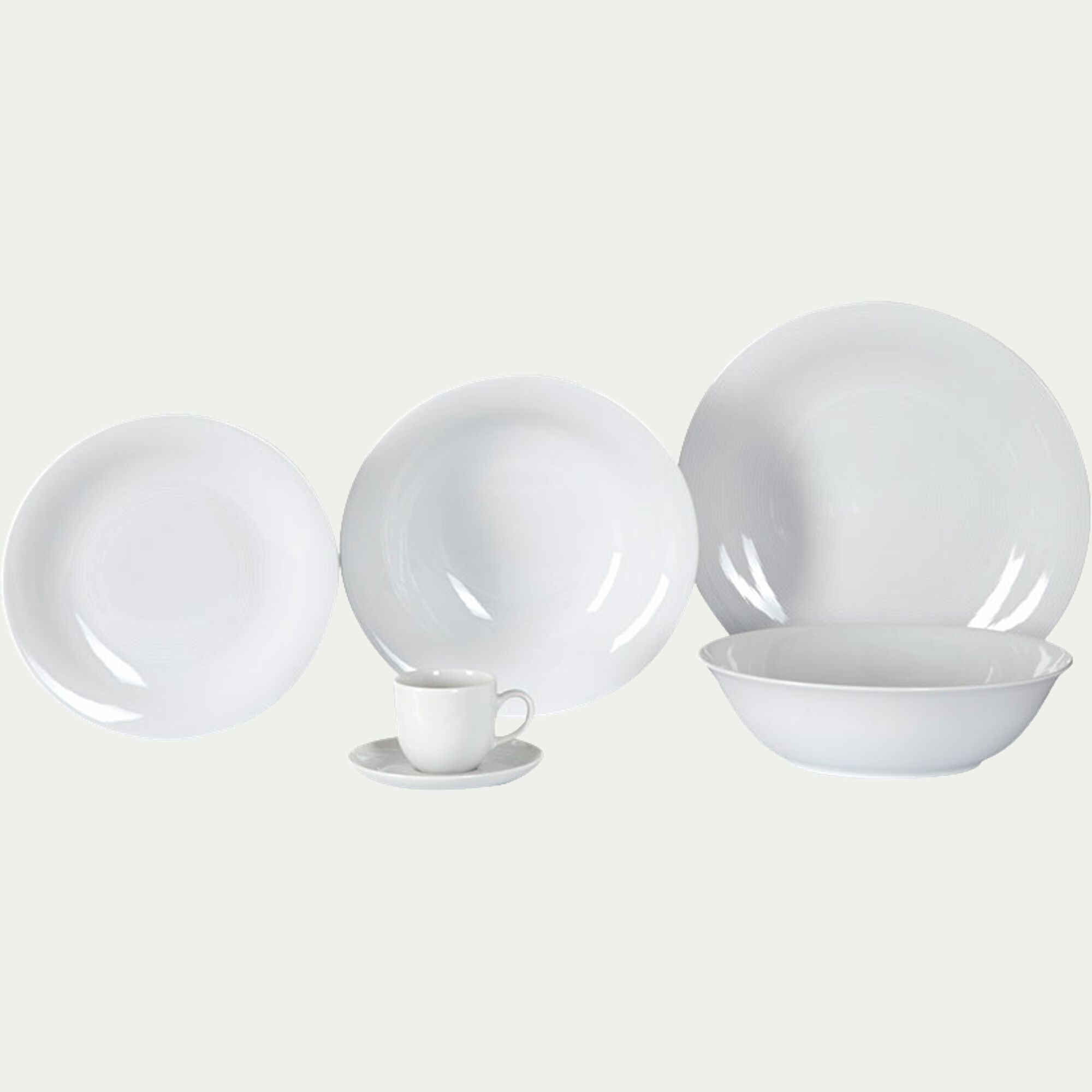 ETO - Saladier en porcelaine qualité hôtelière D23cm - blanc