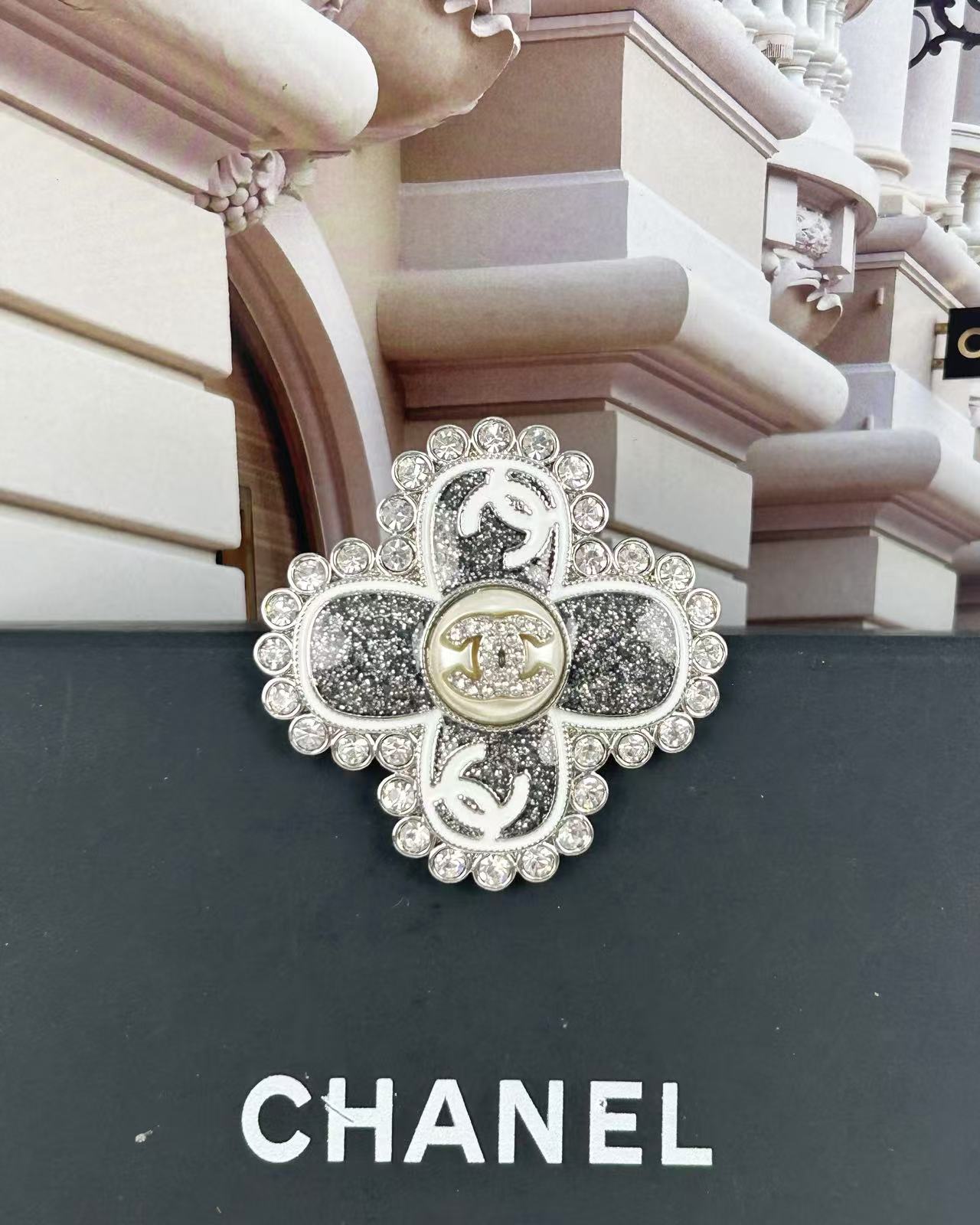 Chanel Clover Brooch - Original Replica Club