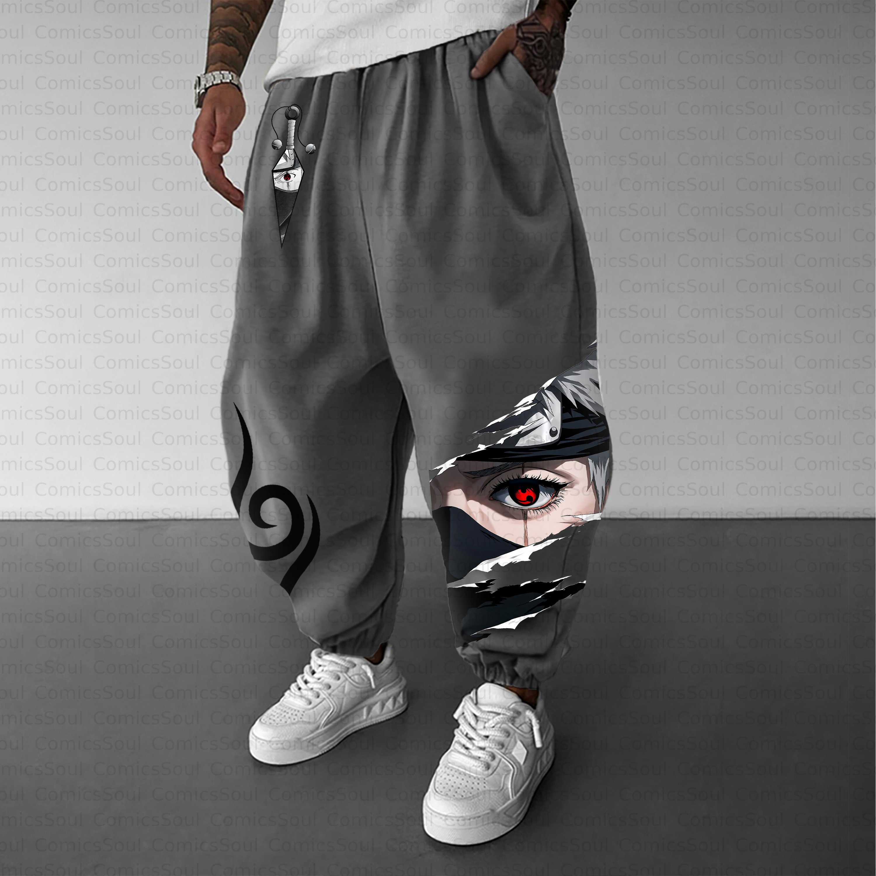 Unisex Casual Anime Streetwear Pant