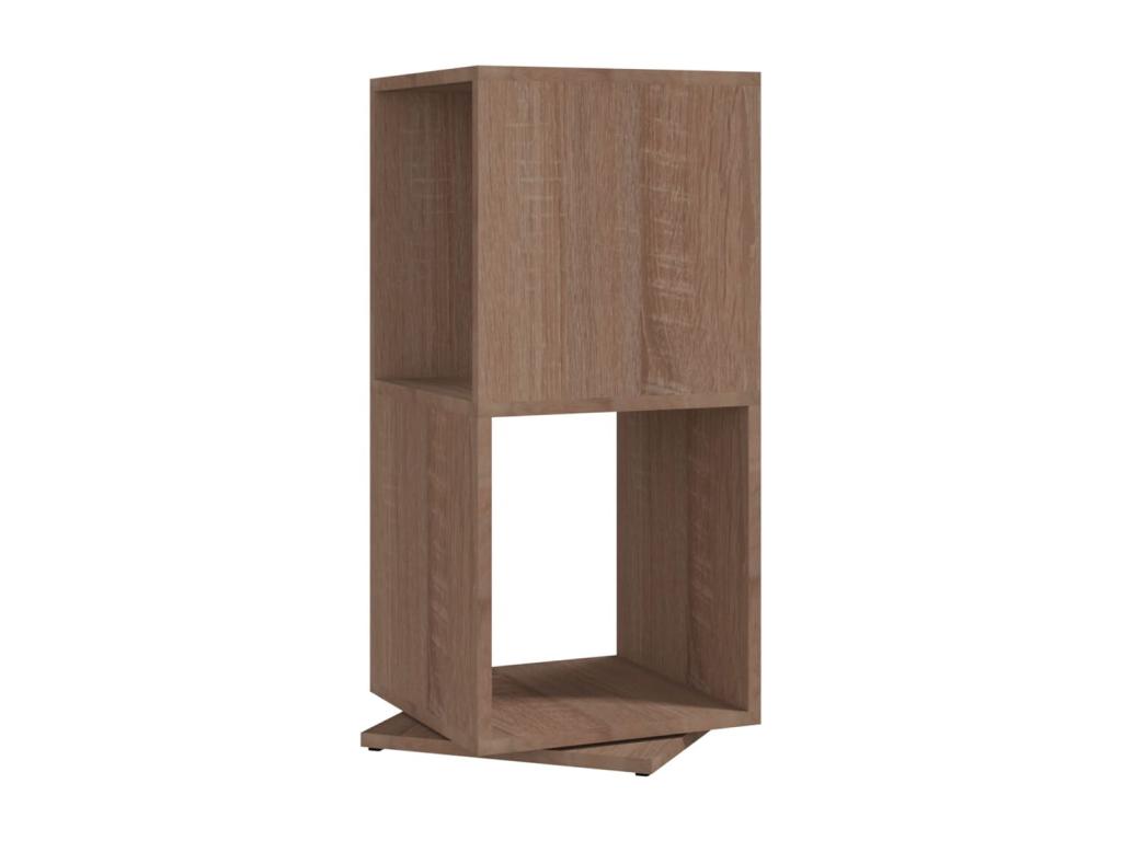 Armario giratorio aglomerado roble Cozetiq 34 - 5x34 - 5x75 - 5 cm