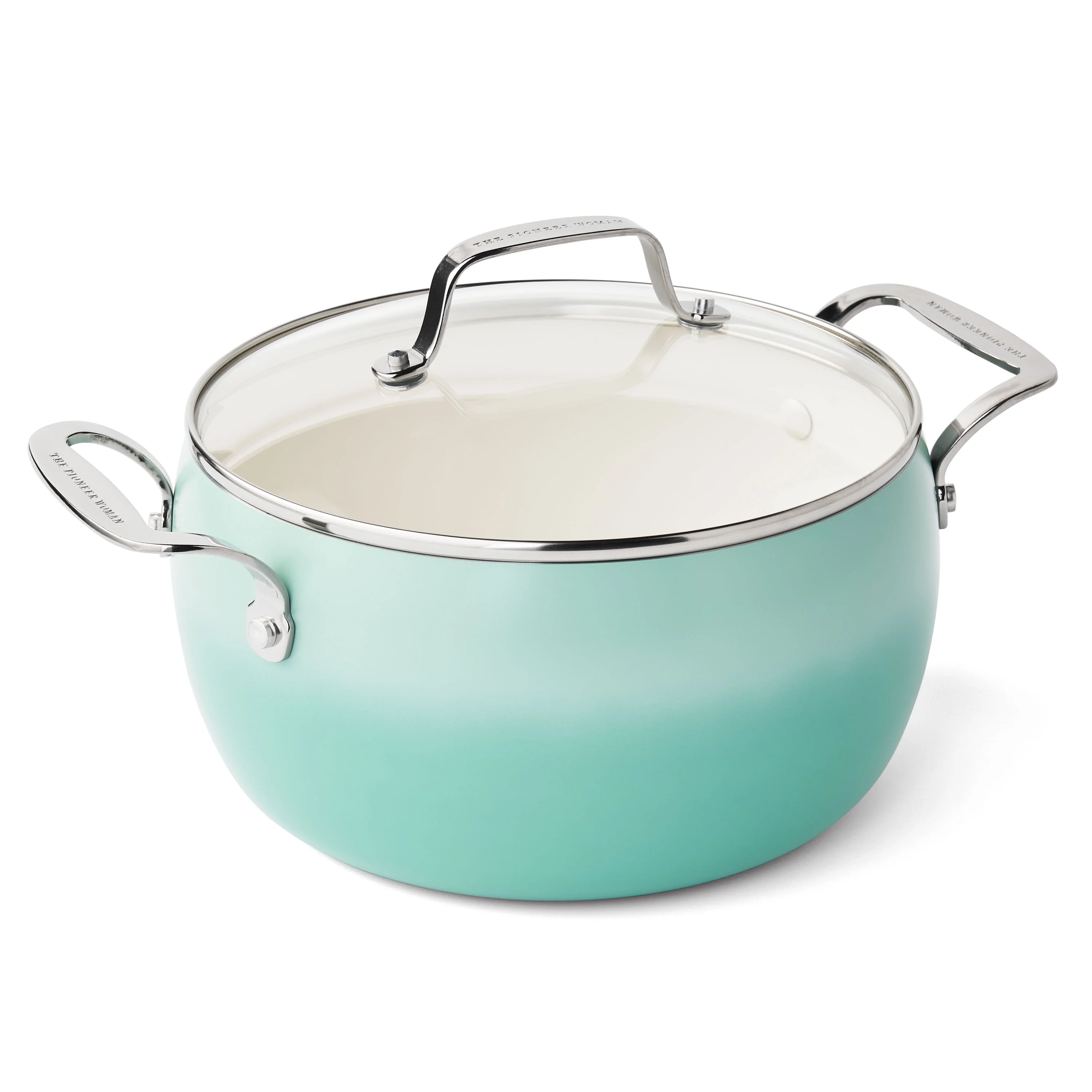 The Pioneer Woman Harlow 15-Piece Cookware Set, Ceramic Non-Stick Pots and Pans Set, Taupe - Image 27