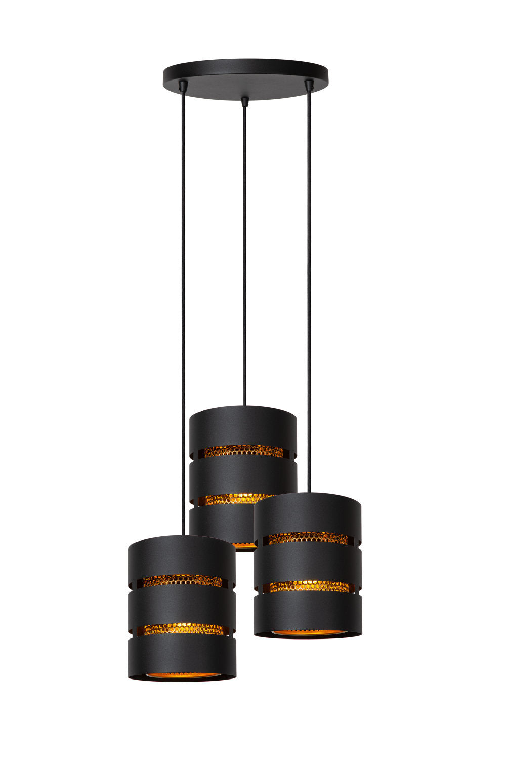 Lucide ROSAS Hanglamp - Zwart