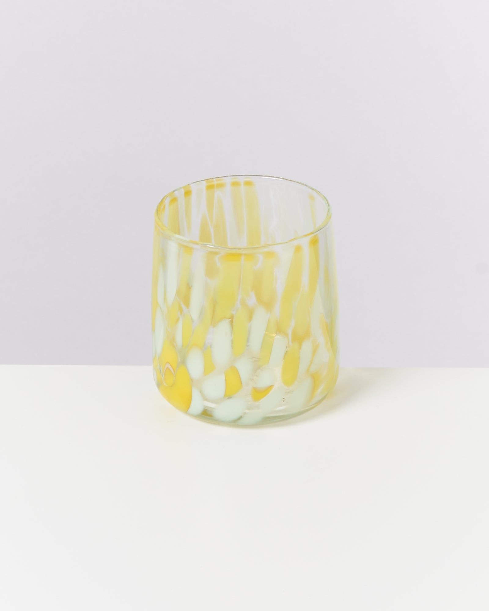 Alegria Glas klein gelb sand 6er-Set