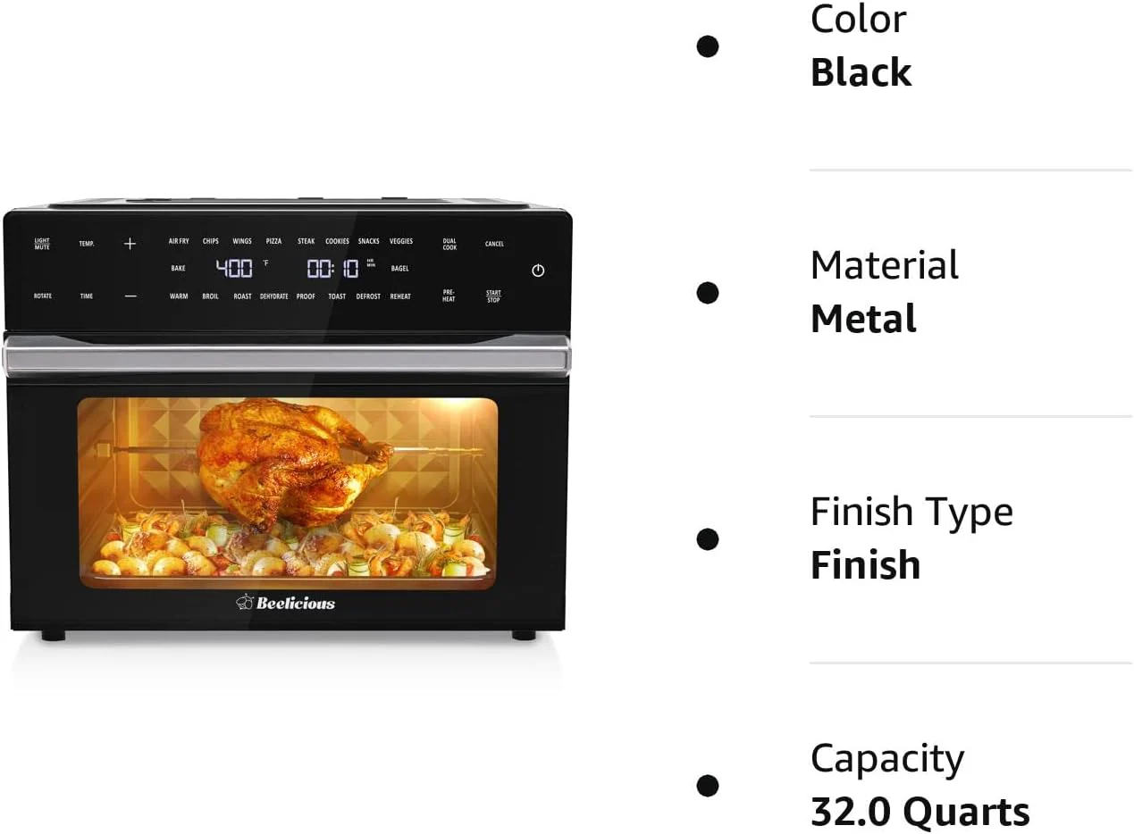 Extra Large Air Fryer, 19-in-1 Air Fryer Oven Combo