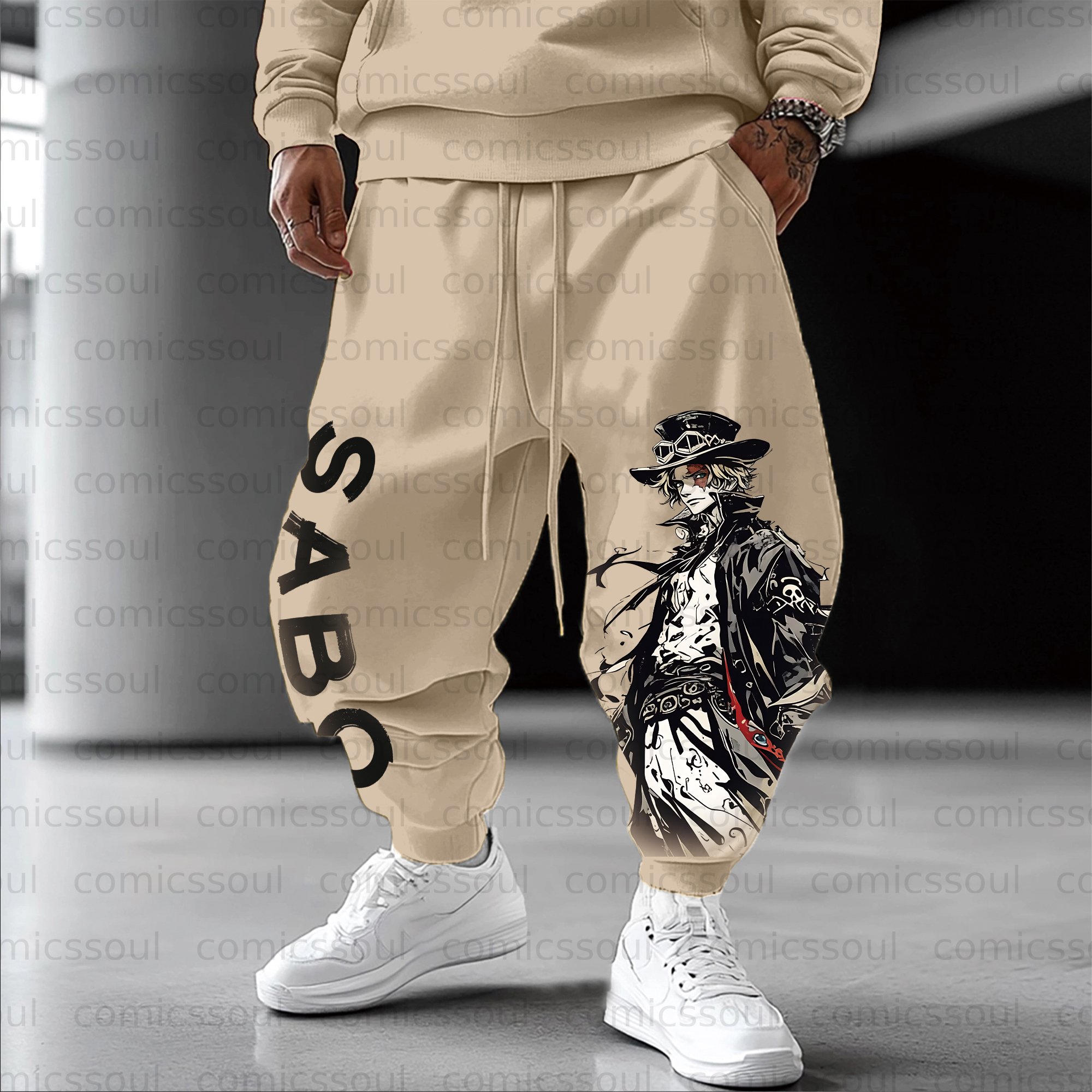 Unisex Anime Inspired Vintage Pants