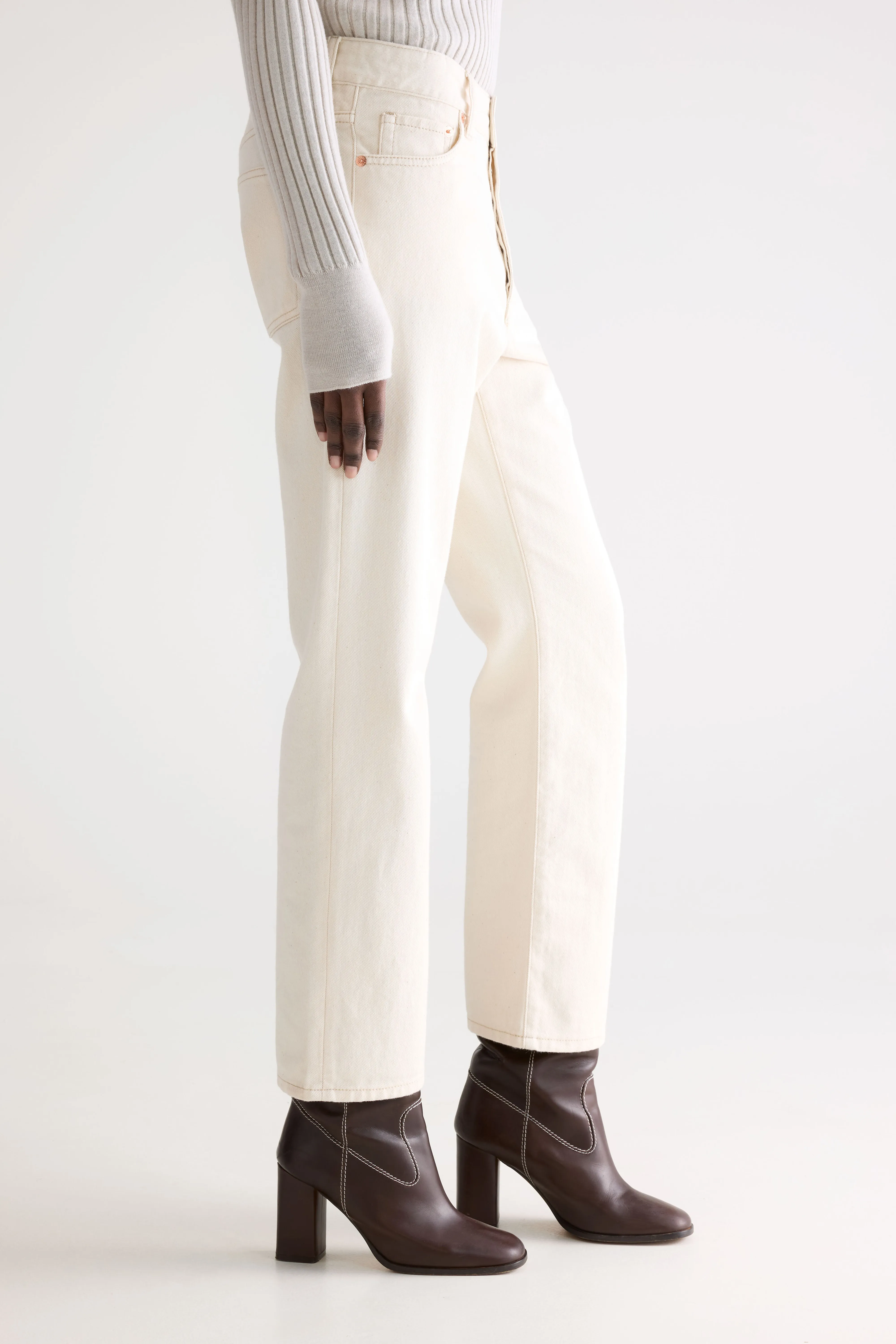 Bellerose Denim N. 34 - Regular ecru jeans (242 / W / NATURAL)