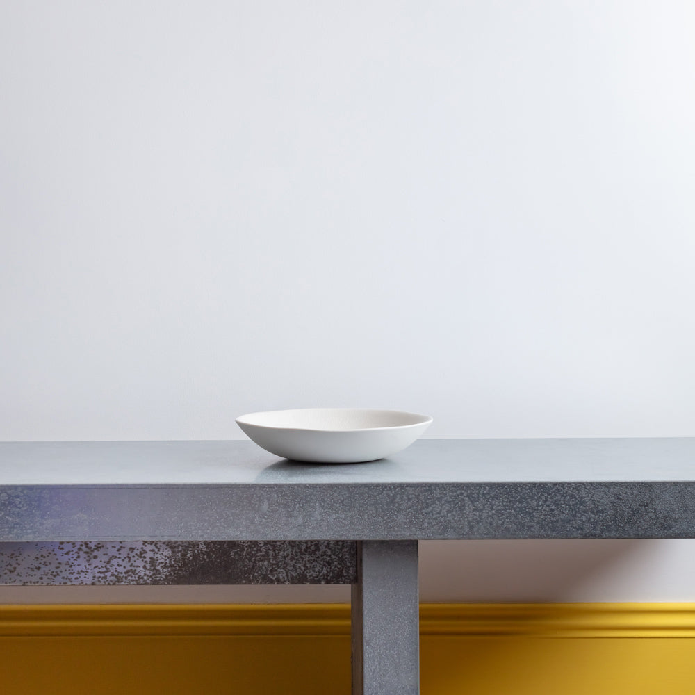 Assiette creuse Maguelone - Craie