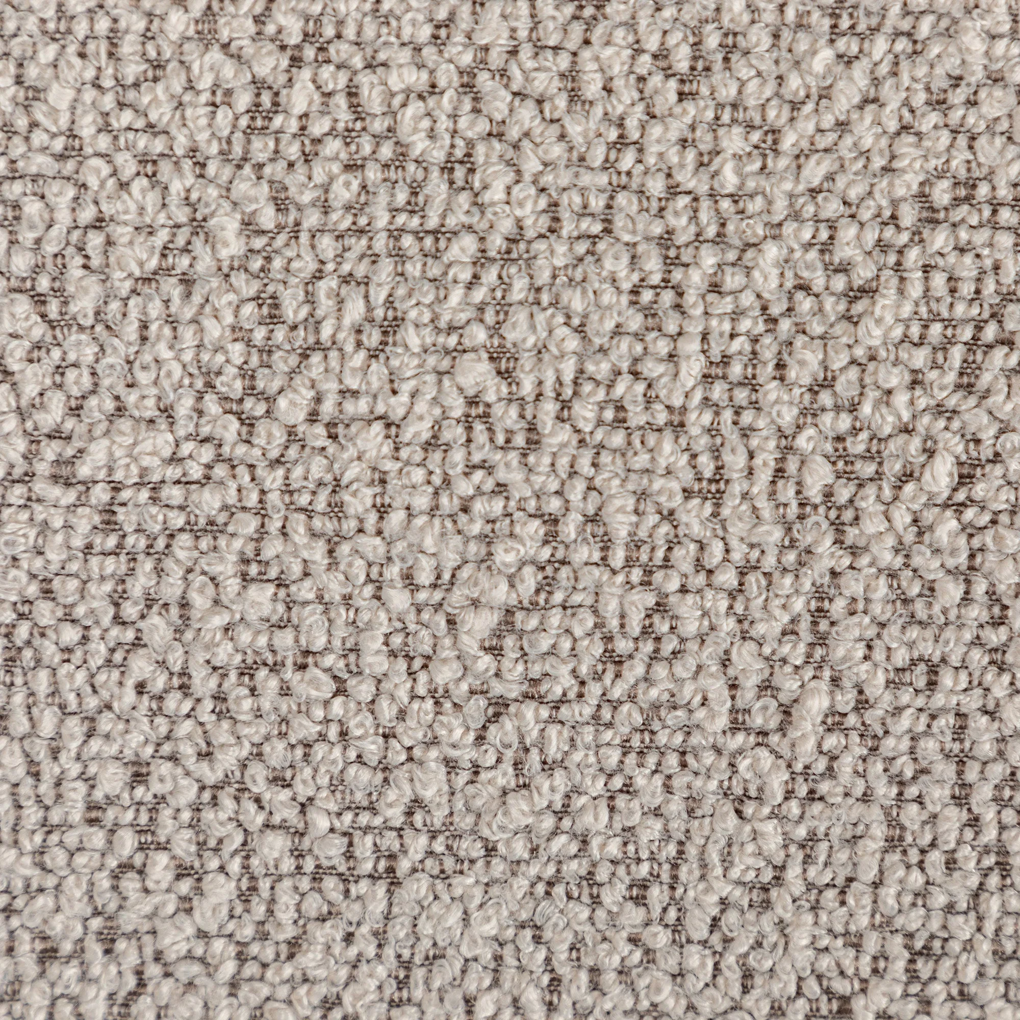 34" Wide Boucle Swivel Barrel Chair, No Assembly Round Upholstered Armchair Accent Chair Single Sofa Chair with Toss Pillow for Living Room and Bedroom, Taupe - Image 13