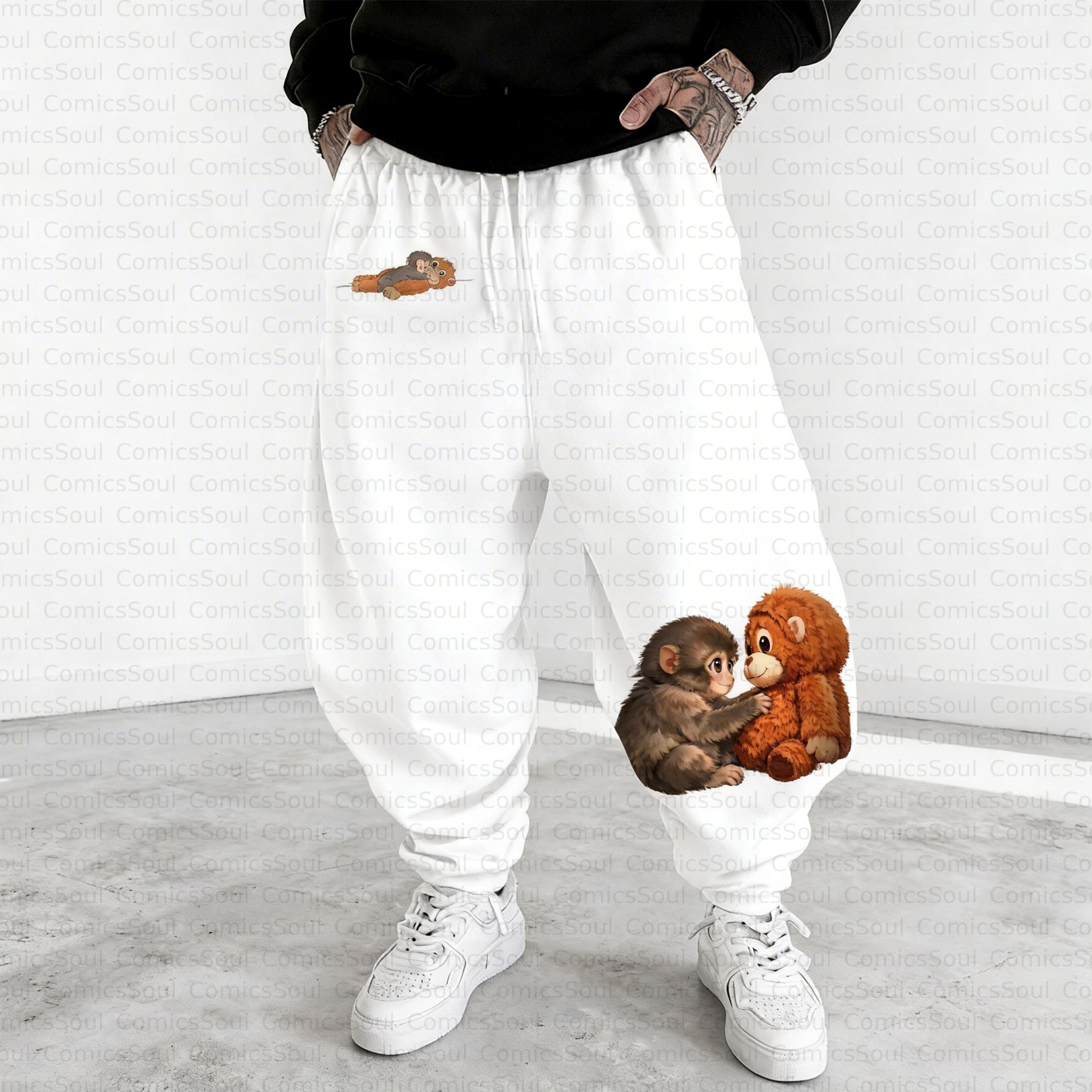 Unisex Casual Anime Streetwear Pant