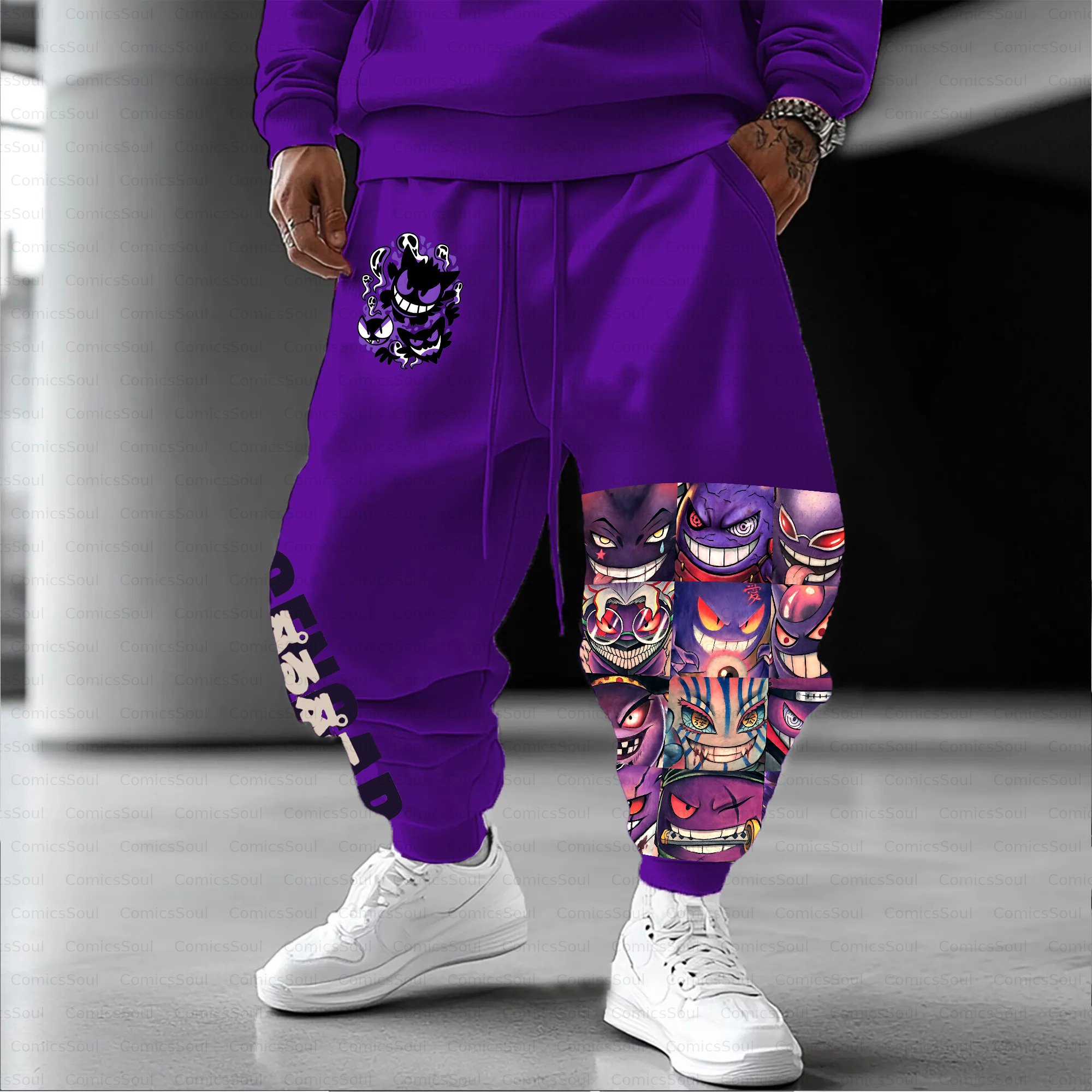 Unisex Casual Anime Streetwear Pant