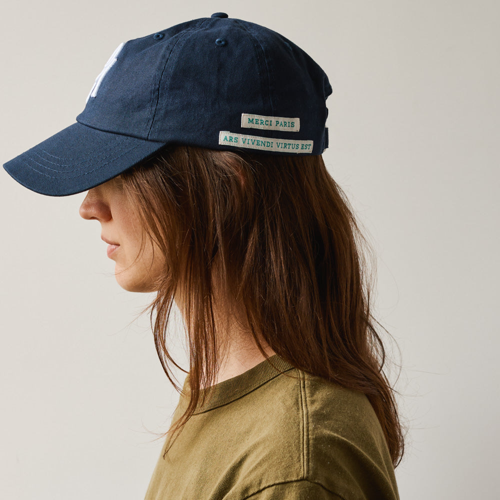 Merci - Casquette MP - Marine & Blanc