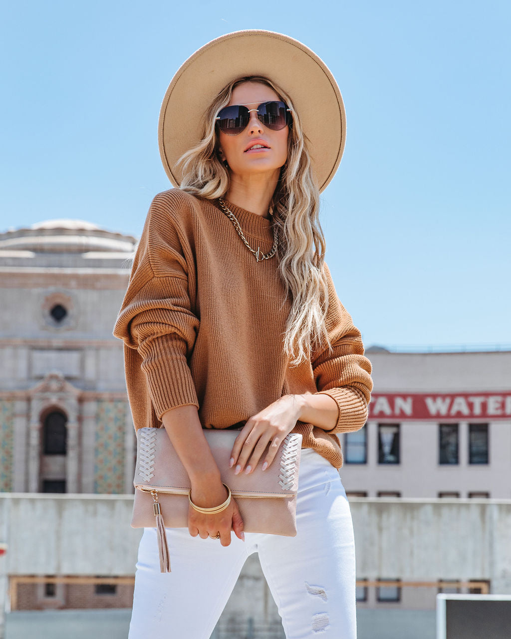 Cure My Curiosity Cotton Blend Sweater - Toffee - SALE - Se7enfashion