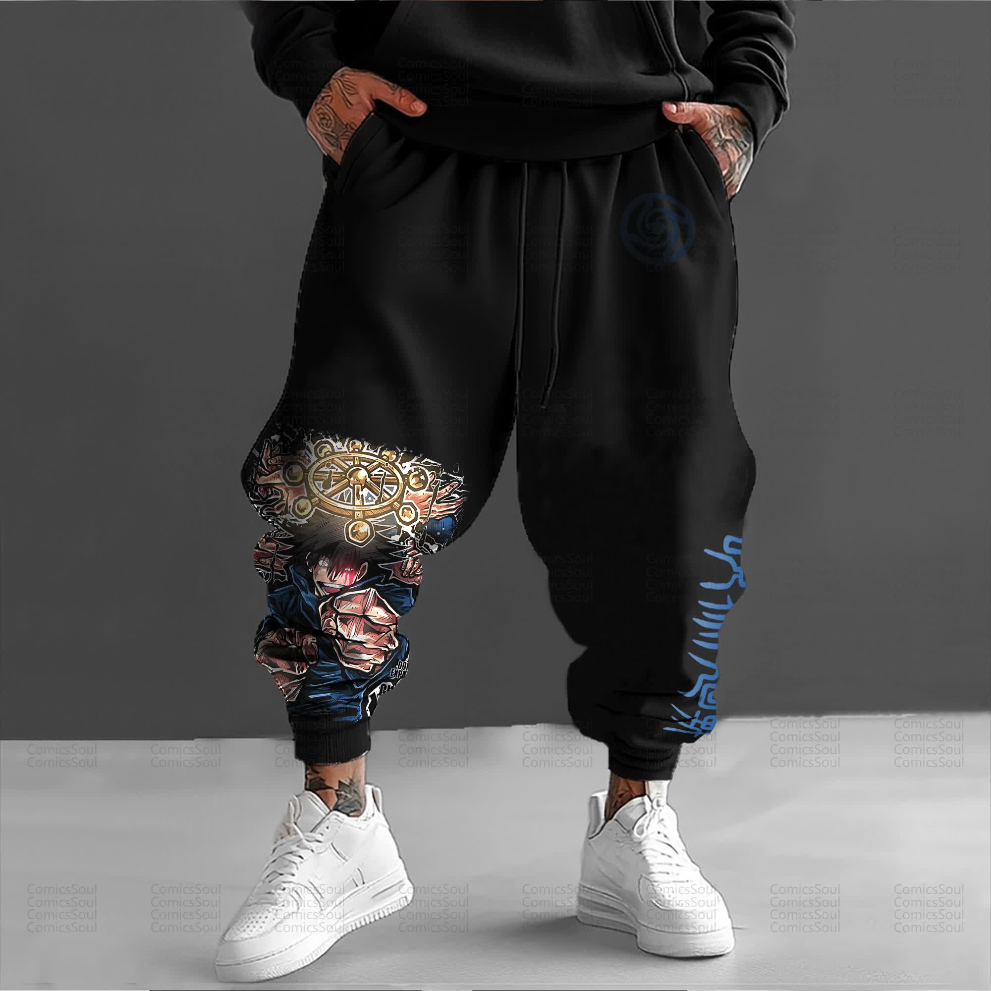 Unisex Anime Inspired Vintage Pants丨Comicssoul