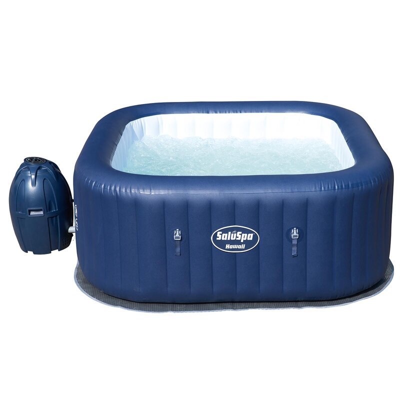 Bestway Saluspa 6 - Person 60 - Jet Vinyl Round Inflatable Hot Tub in Navy