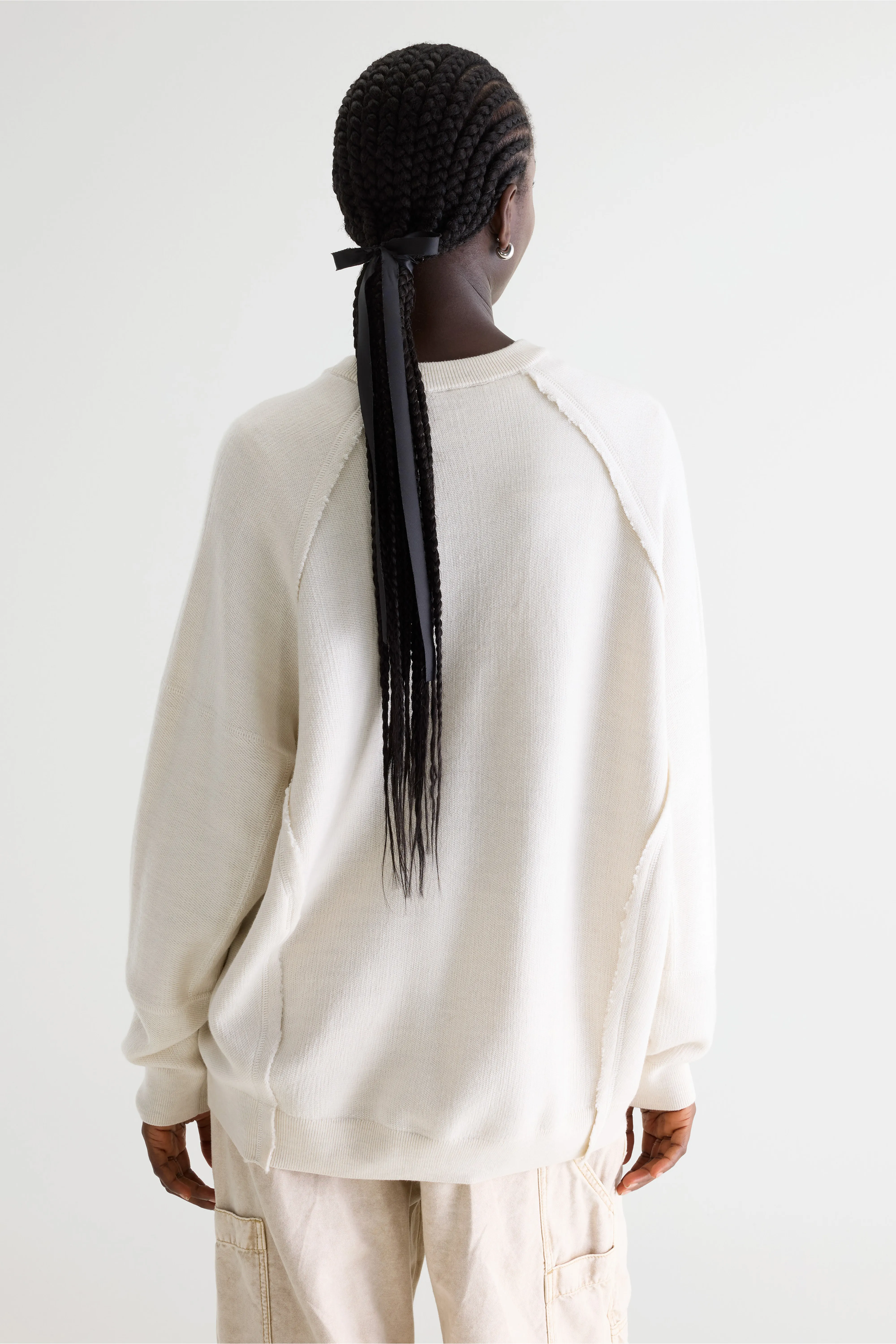 Bellerose Deno crewneck sweater (261 / W / OYSTER)