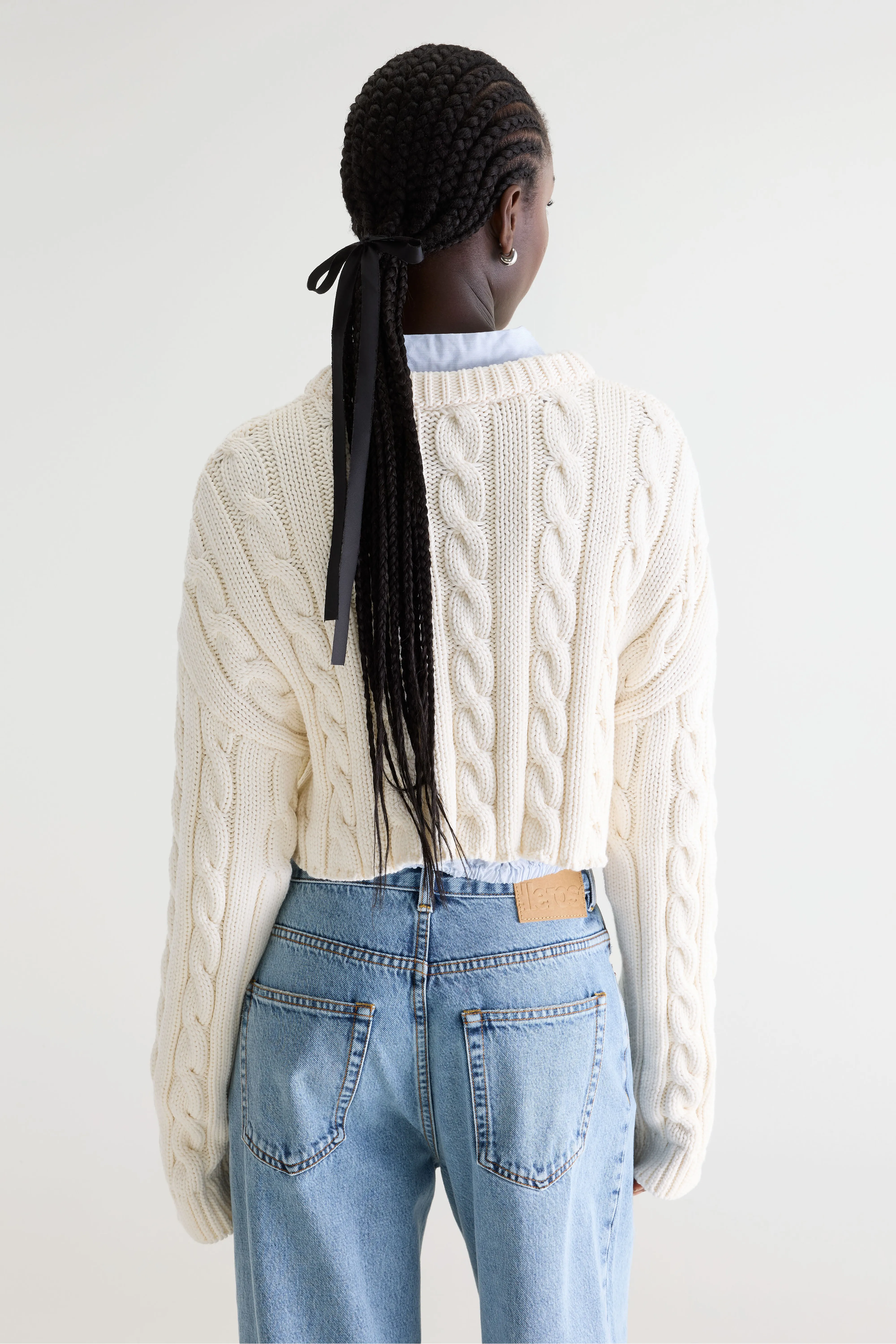 Bellerose Ler cable-knit sweater (261 / W / OFF WHITE)