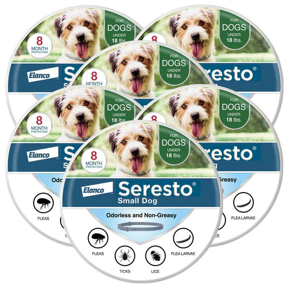 Seresto Flea & Tick Collar for Small Dogs, Under 18 lbs