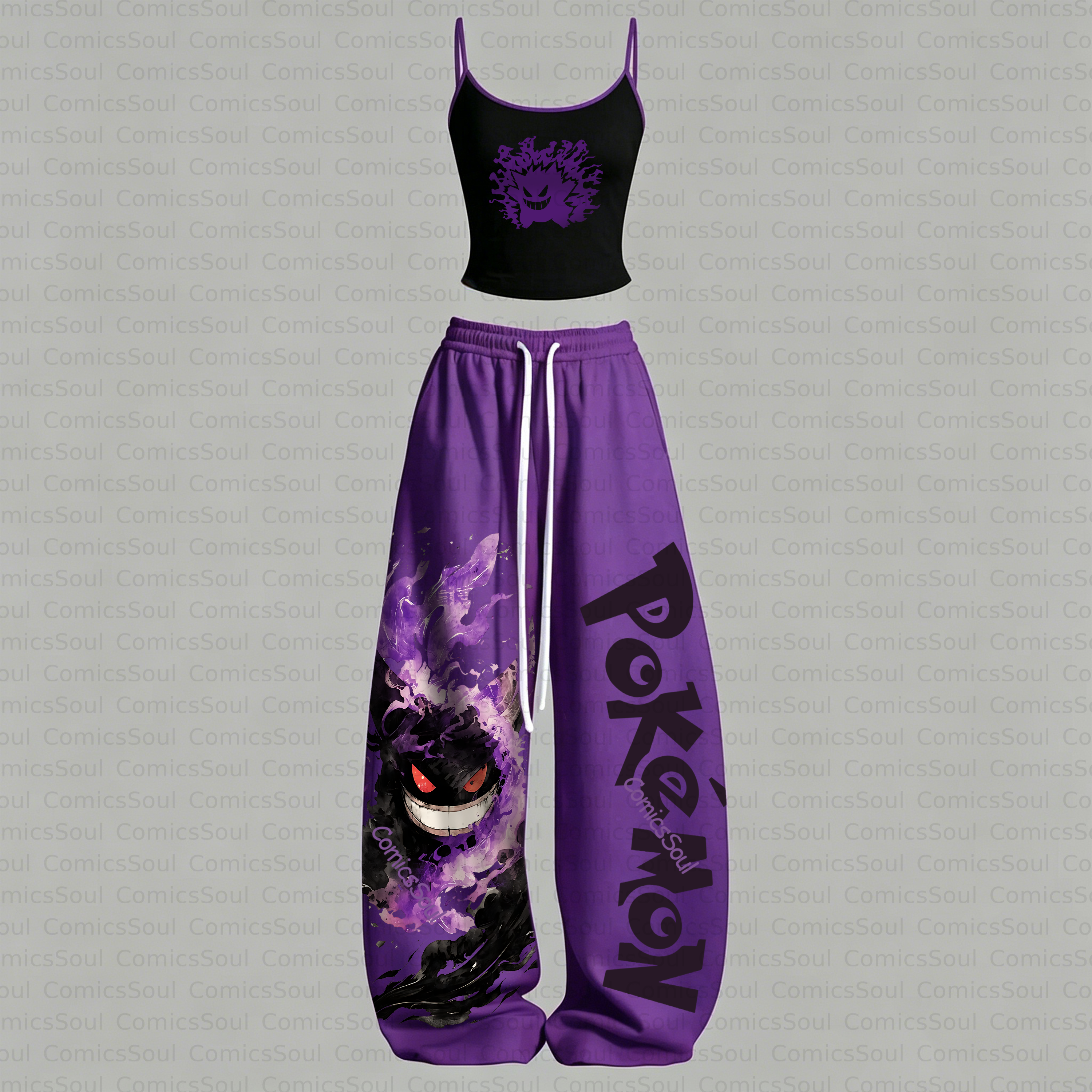 Pokémon Top & Elasticated Trousers Two-Piece Set TeeThreads Sustain the Scene with Custom Apparel