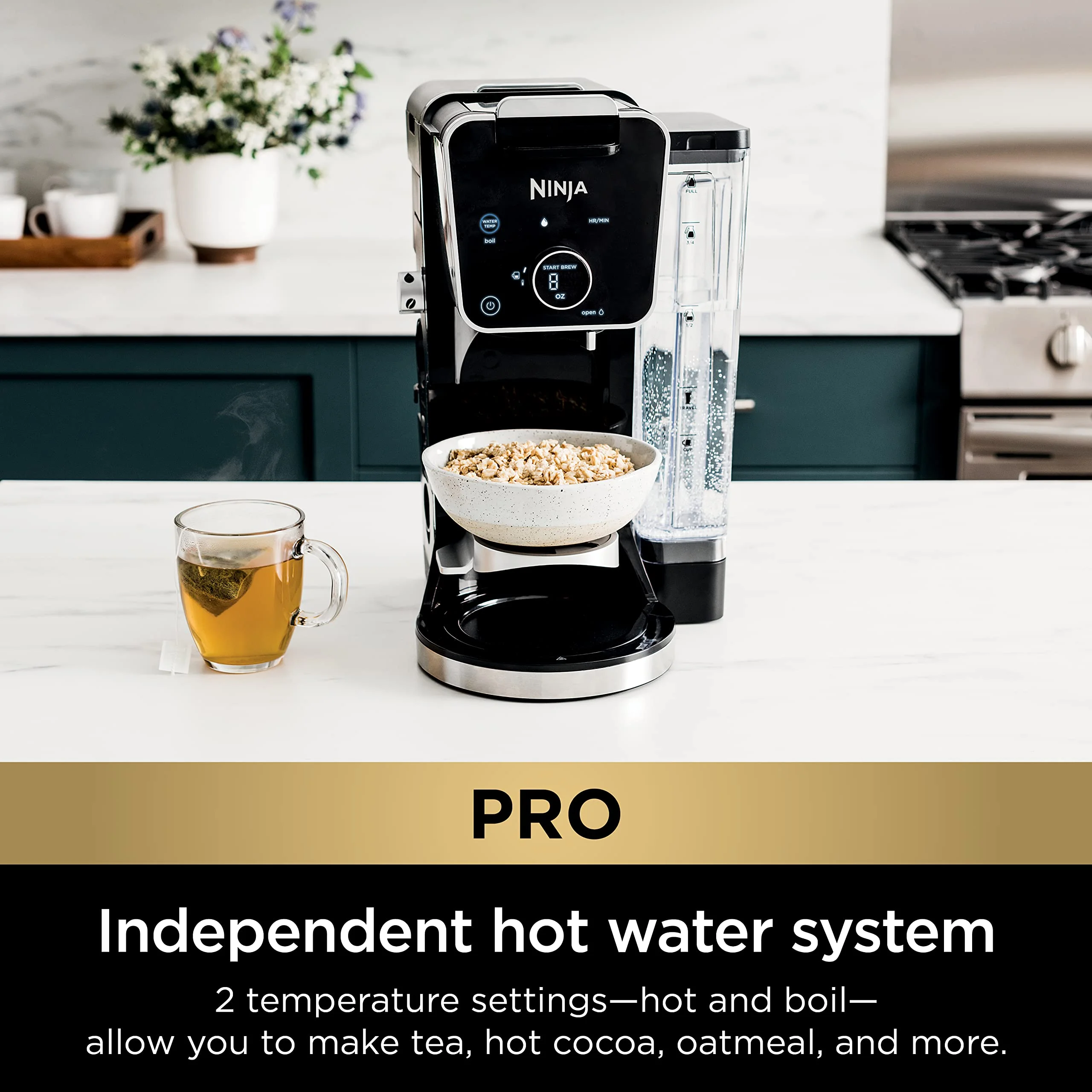 Ninja Drip Coffee Maker With K Cup Combo, DualBrew Pro Specialty Coffee System, Coffee Machine Compatible with K-Cup Pods, 12 Cup Single Serve Coffee Makers with Paper Filter, CFP301 Frother? F - Image 12