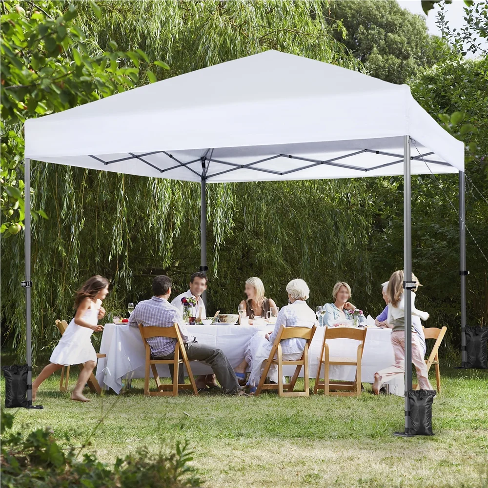 Renwick 8x8 Ft Instant Pop Up Canopy with One Push To Lock Setup Mechanism, Blue - Image 10