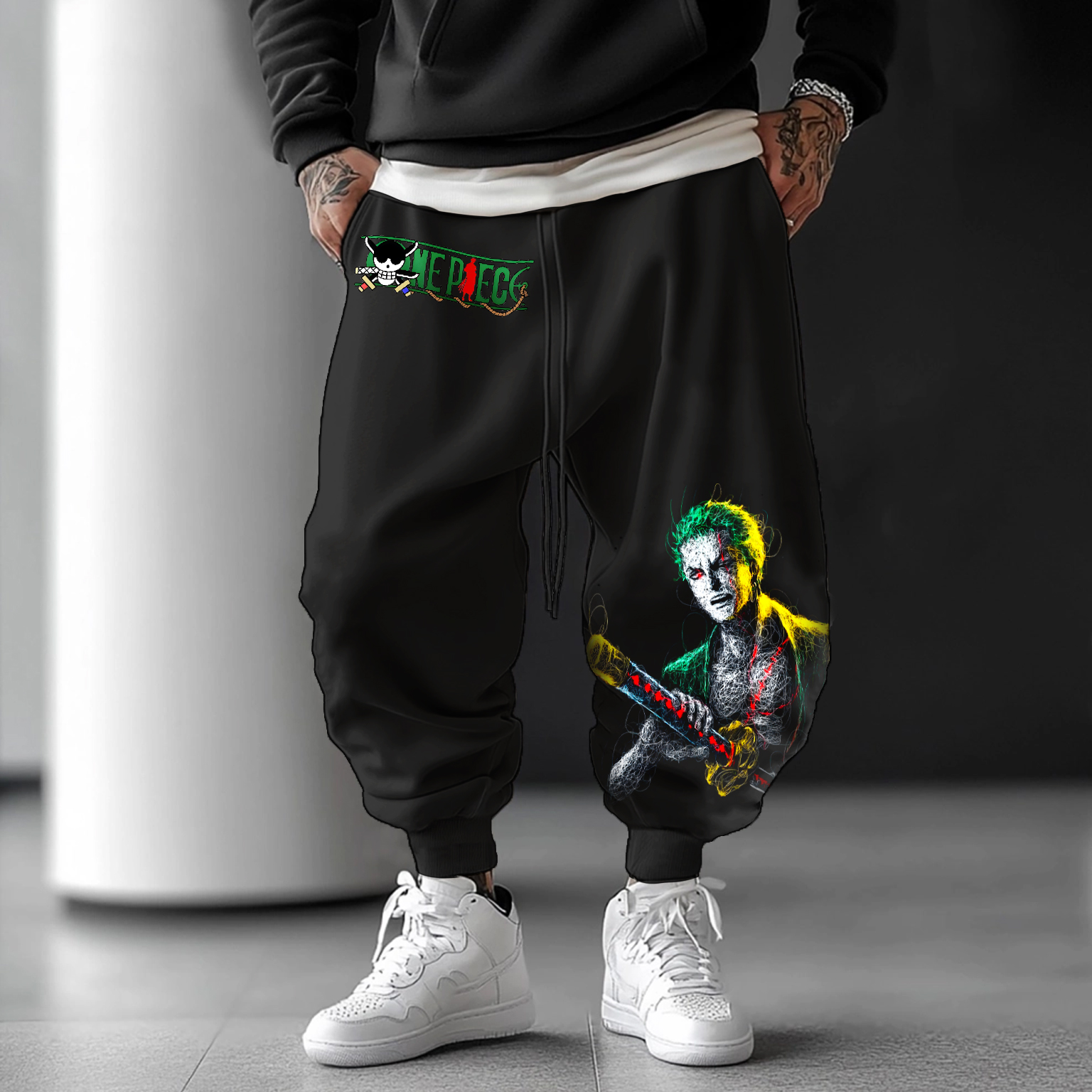 Unisex Anime Printed  Pants丨Comicssoul