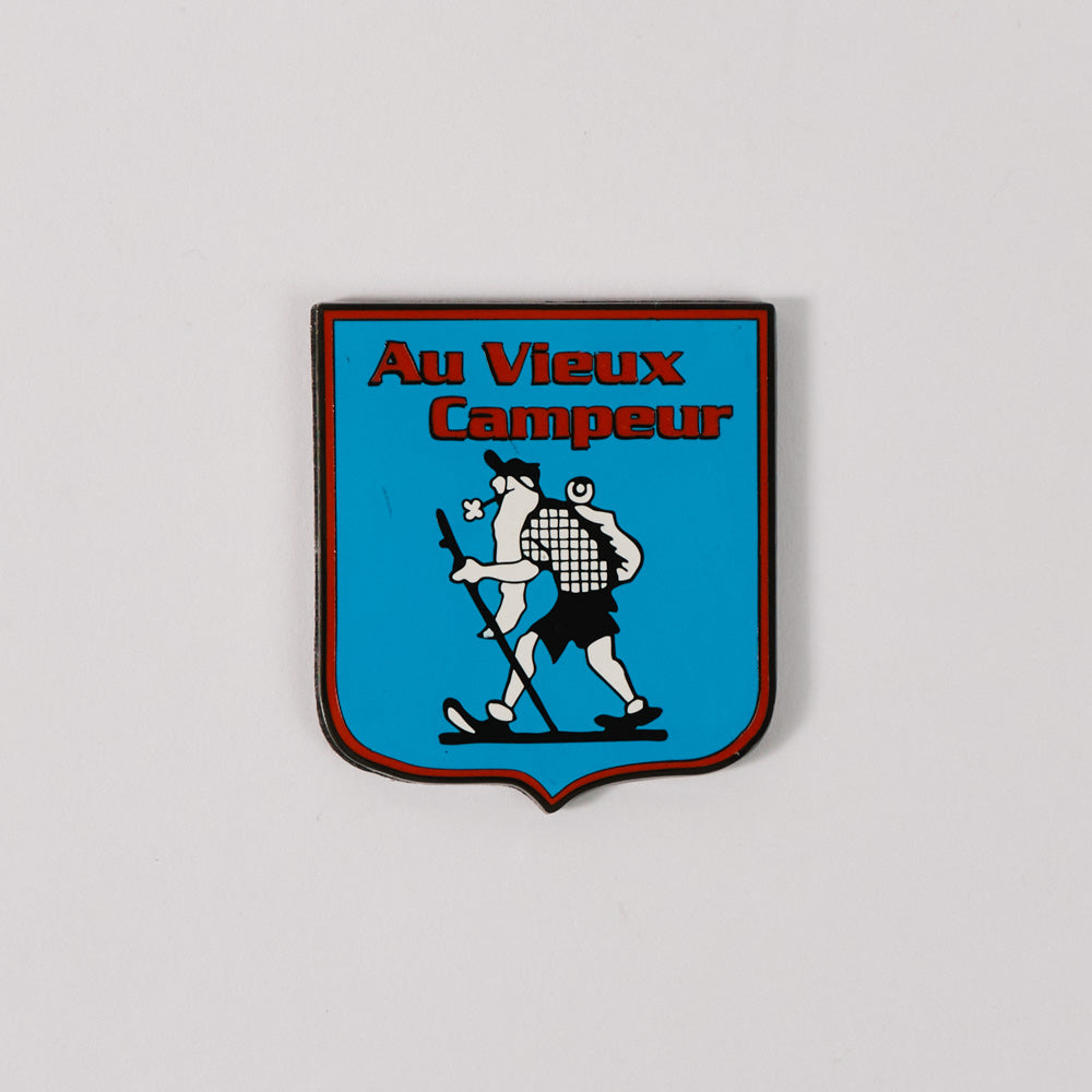 Magnet Au Vieux Campeur - Blason Bleu