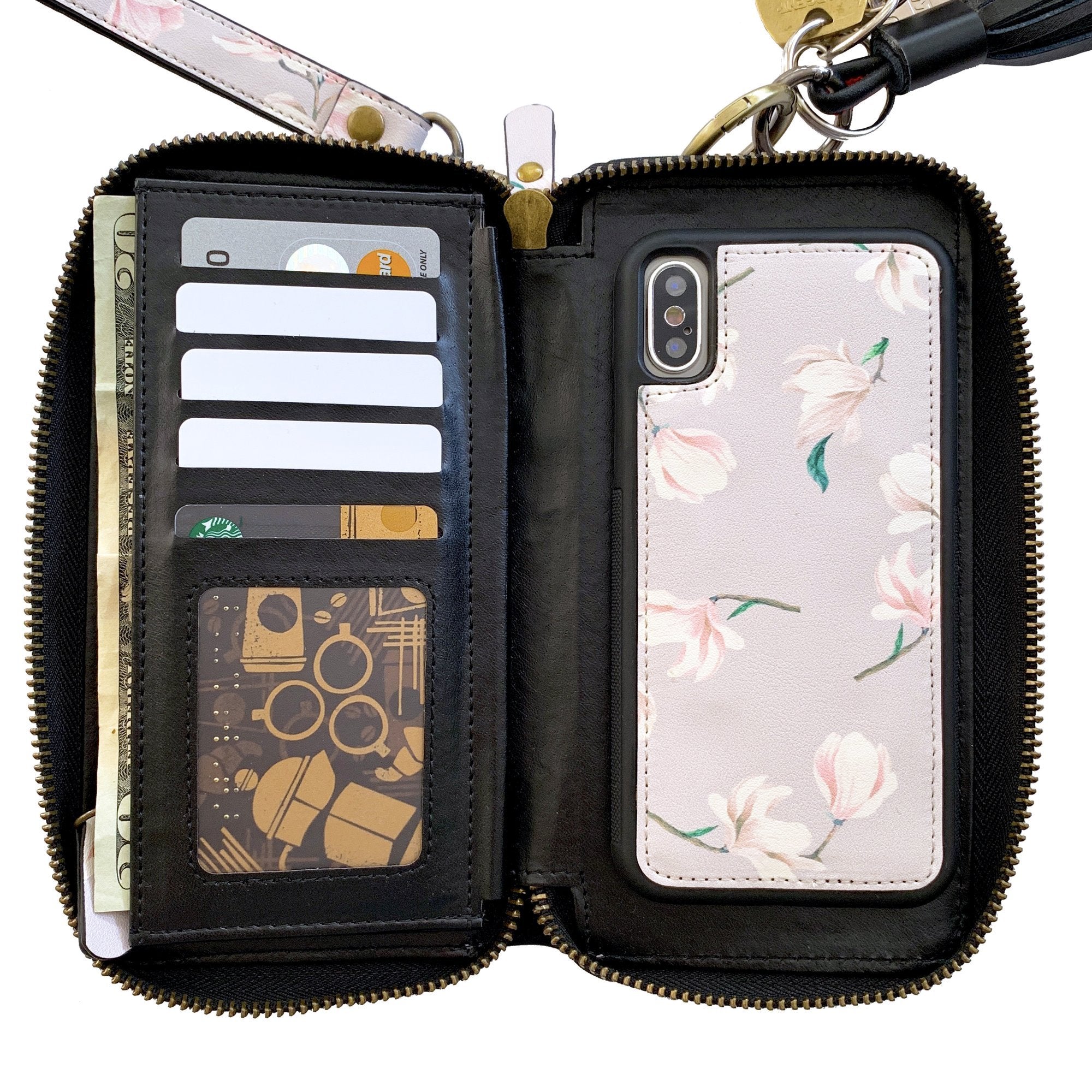 Ultimate Wristlet Phone Case in Baby Magnolia