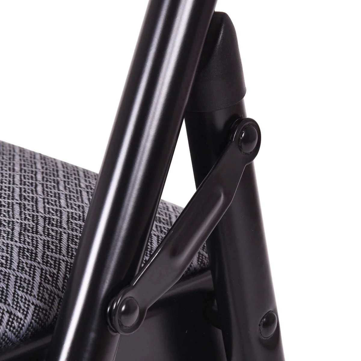 Costway Set of 6 Folding Chairs Fabric Upholstered Padded Seat Metal Frame Home Office - Image 9