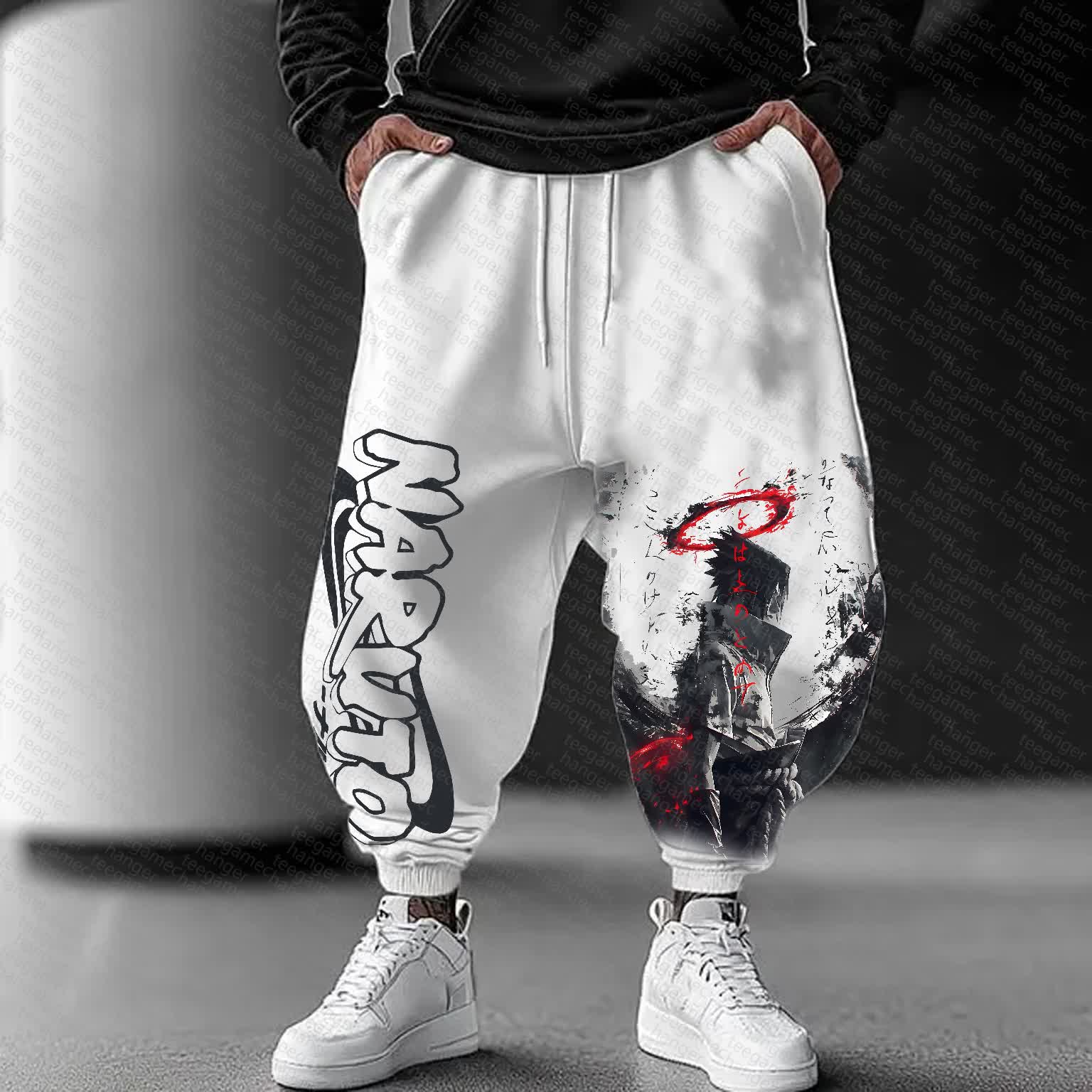 Unisex   Casual Anime Streetwear Pants