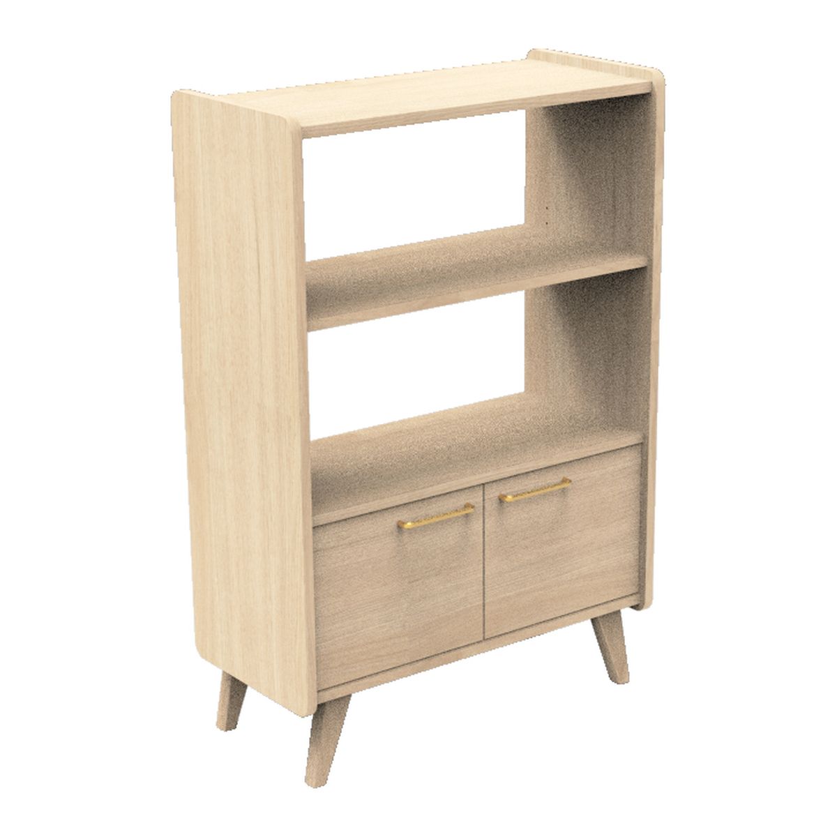 Biblioteca con armario de madera oz4293n7