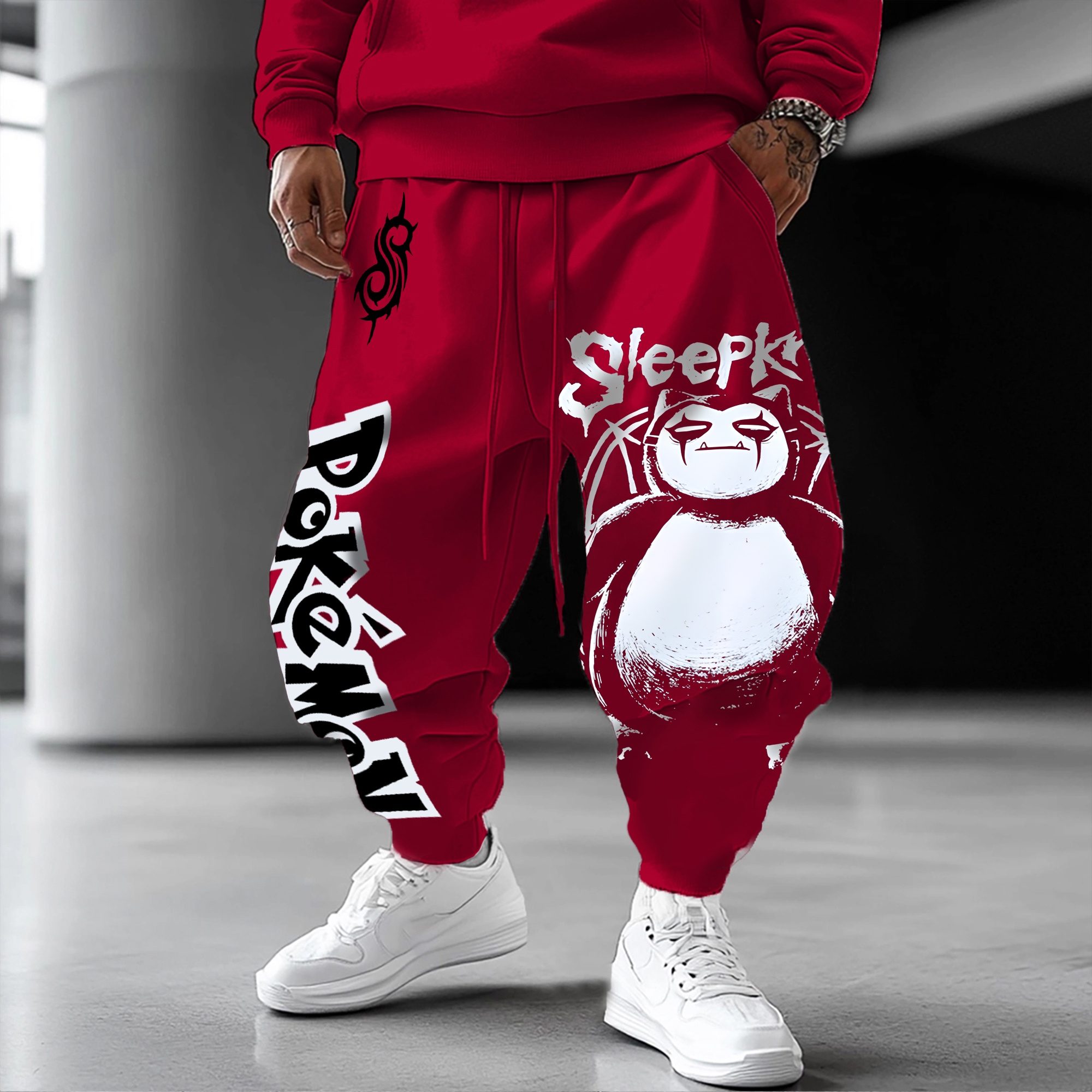 Unisex Casual Anime Streetwear Pants