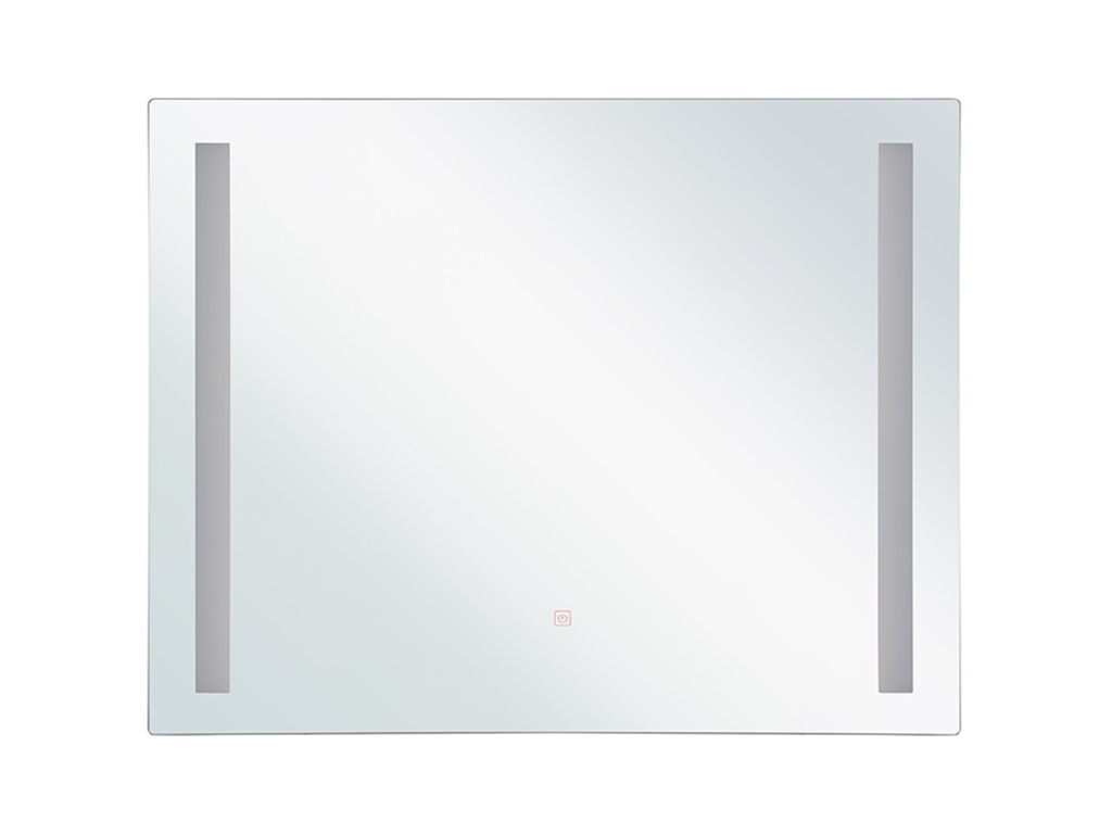 Espejo LED de baño LIRAC Plateado