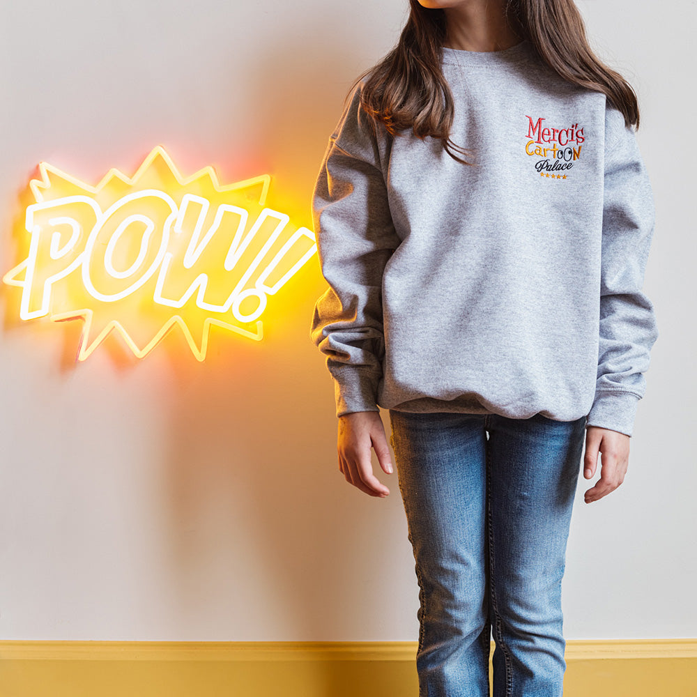 Merci - Sweat Enfant Cartoon Palace - Grey