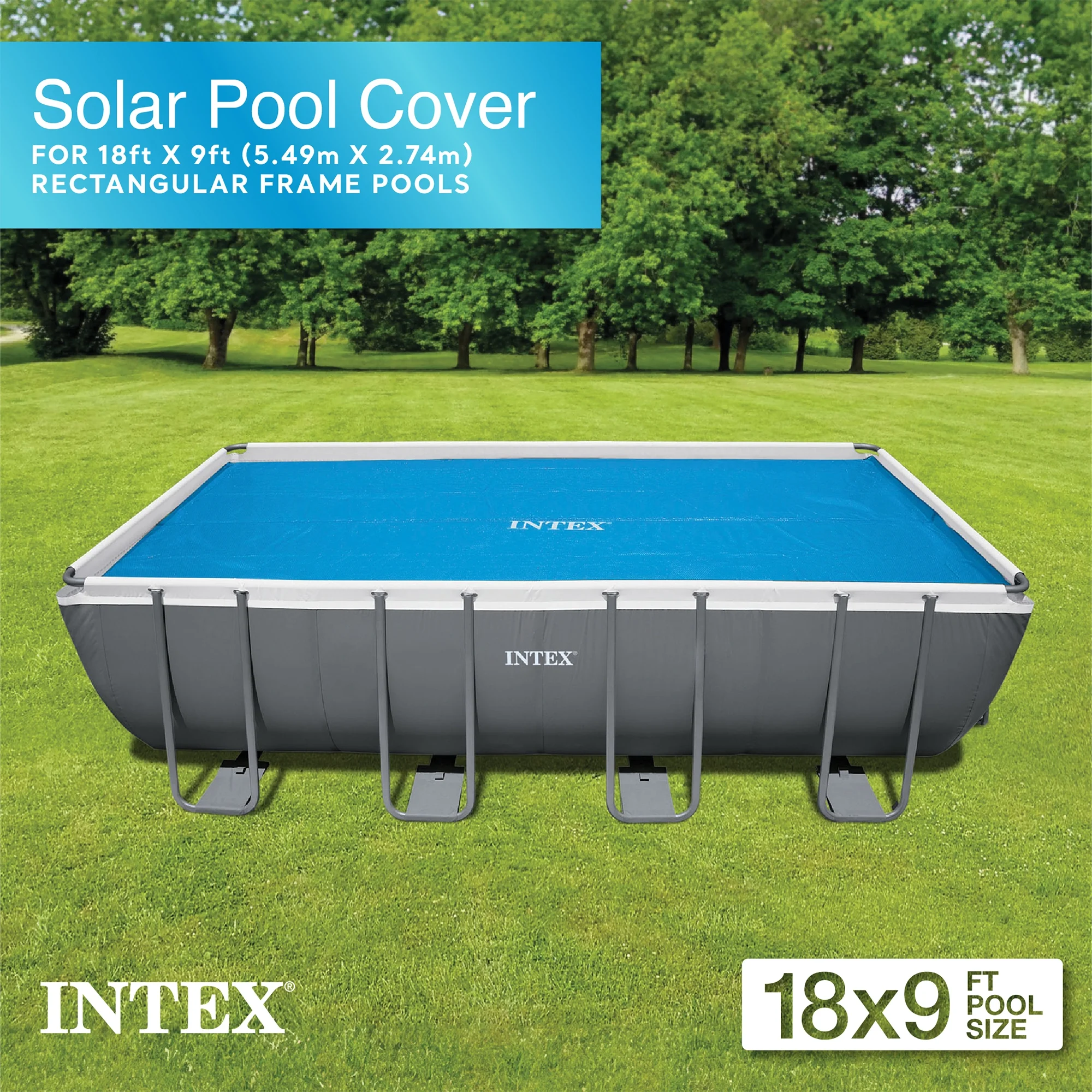 INTEX 18ft x 9ft x 52in Ultra XTR Above Ground Pool and Solar Pool Cover - Image 4